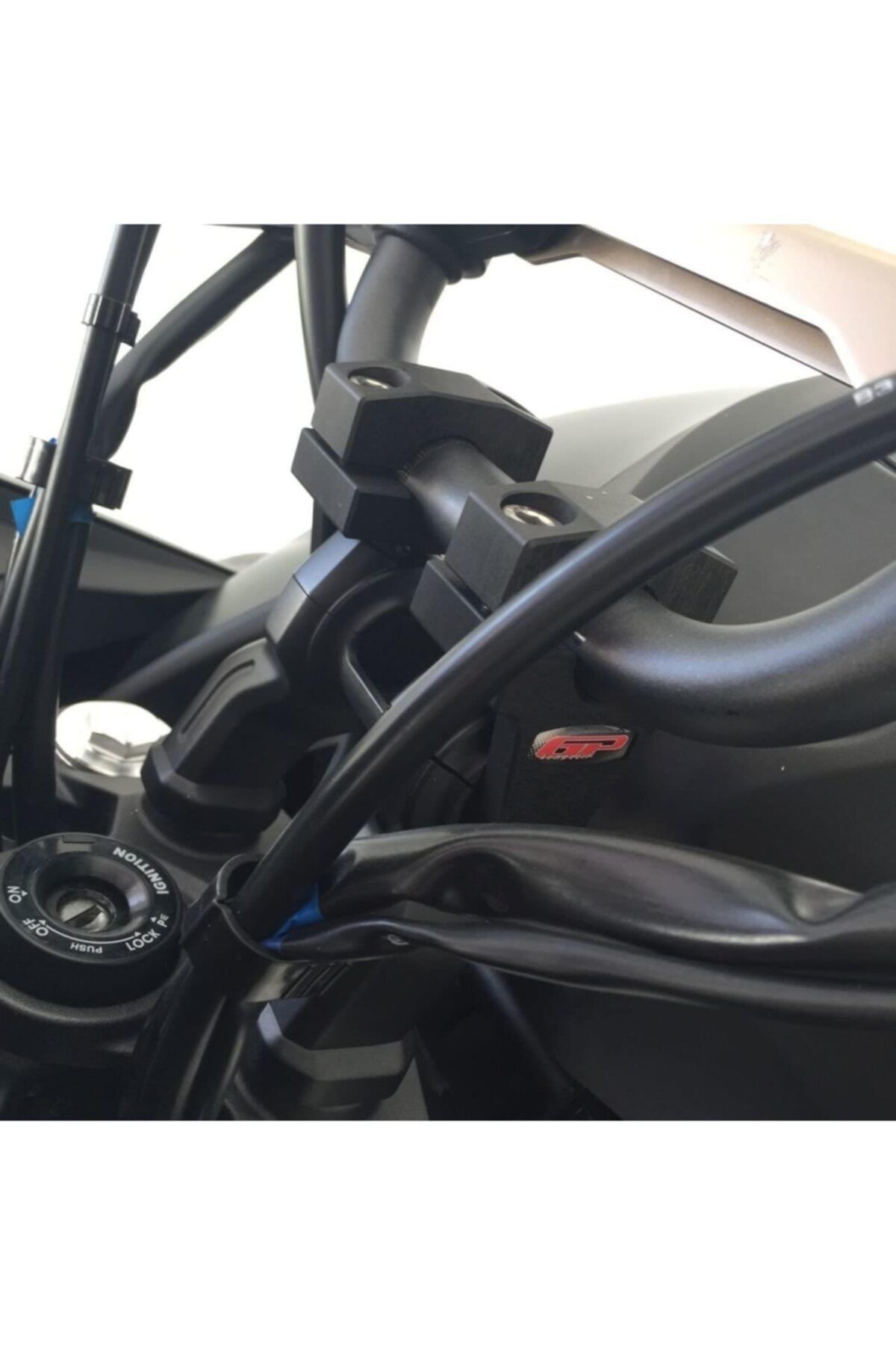 GP KOMPOZİT Yamaha Mt-07 Tracer 2016-2020 Uyumlu Gidon Yükseltme 22mm Siyah