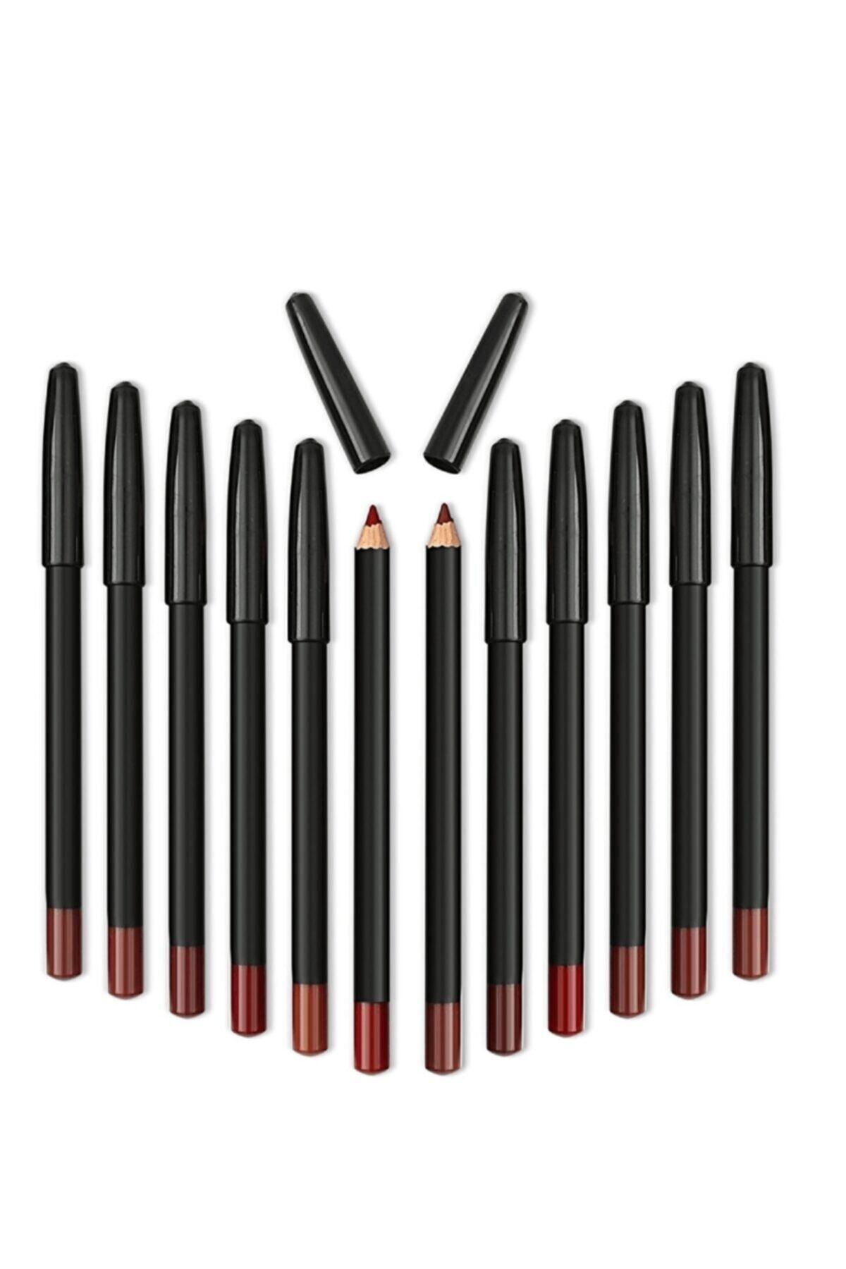 Reby 12’li Bordo Profesyonel Dudak Kalemi