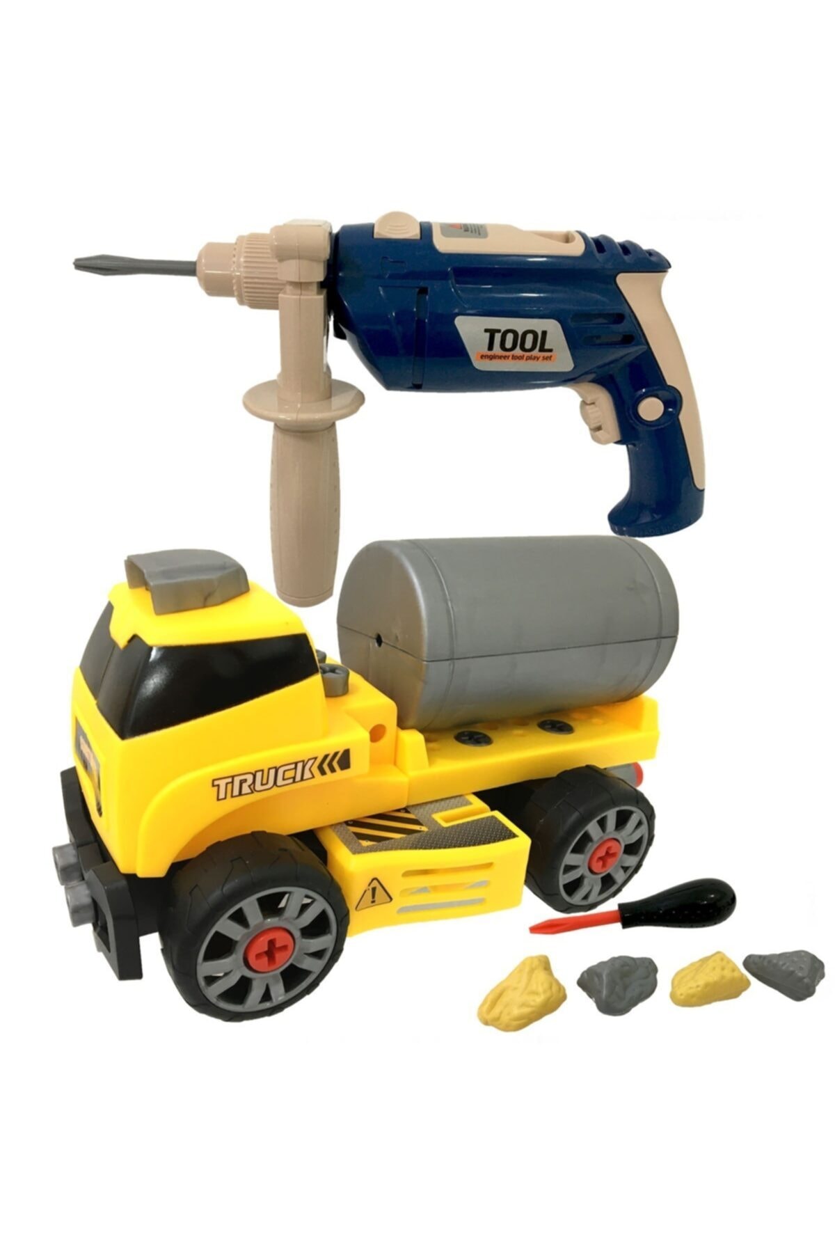 Burnis Toy Toys Diy Toy Pilli Matkaplı Söktak Kamyon Fırsat