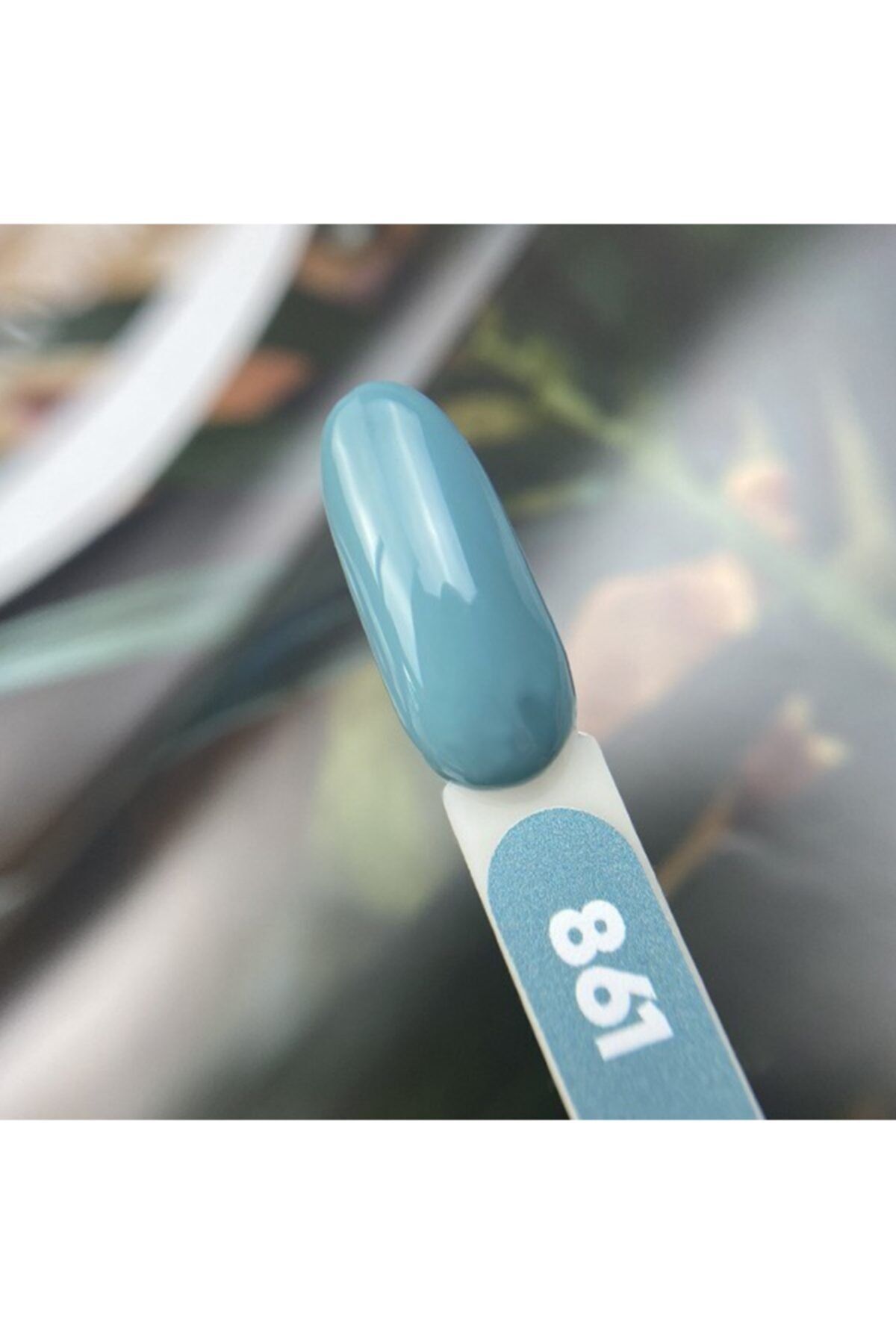 Patrisa Nail Kalıcı Oje Casual Serisi 861 - 8 Ml Tozlu Akuamarin Mavisi