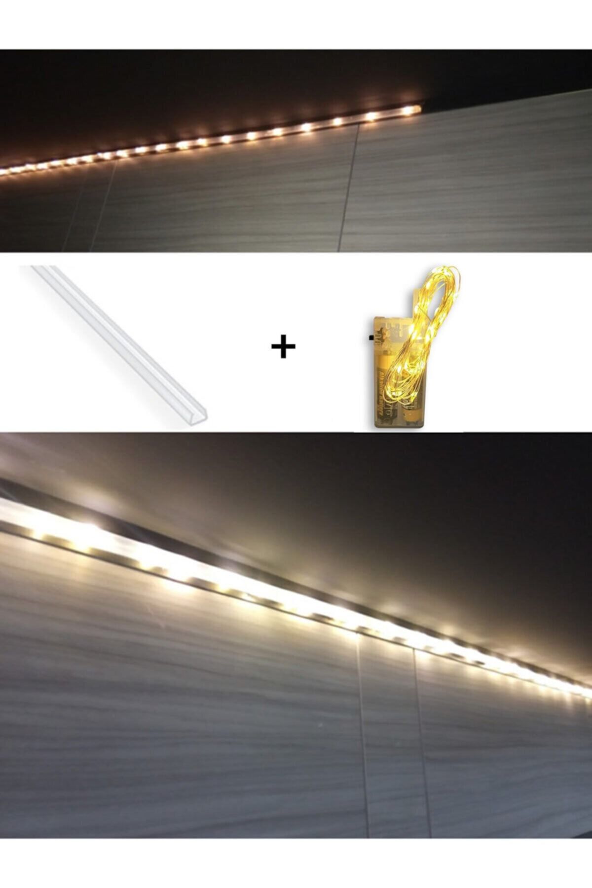 Perim Peri Led Işık Gün Işığı (YAPIŞKANLI- SABİTLENEBİLİR)(3-2 METRE)