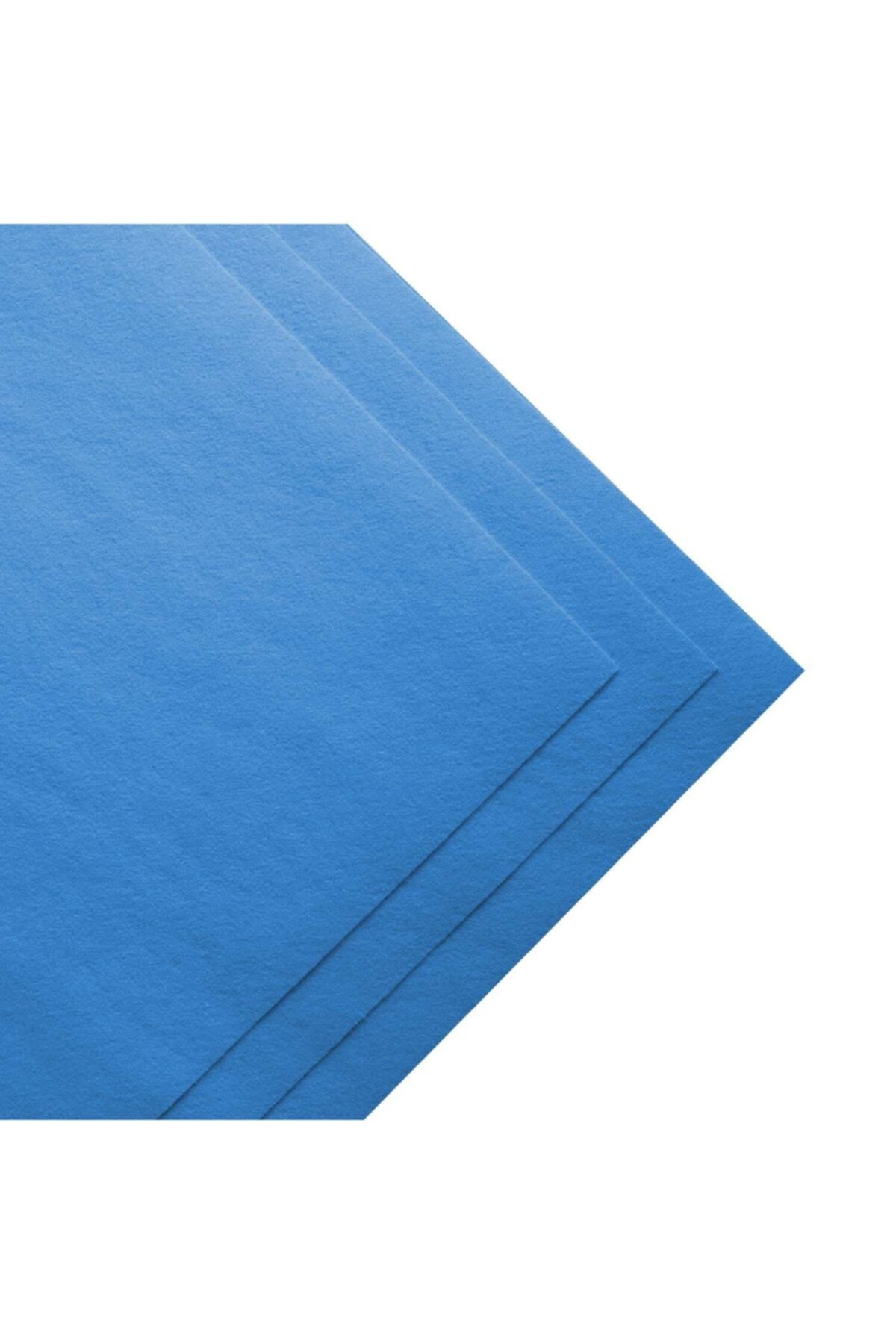 betüşce Mavi Renginde Ince Keçe 1mm Kalınlığında (1mt X 85 Cm Boyutunda)