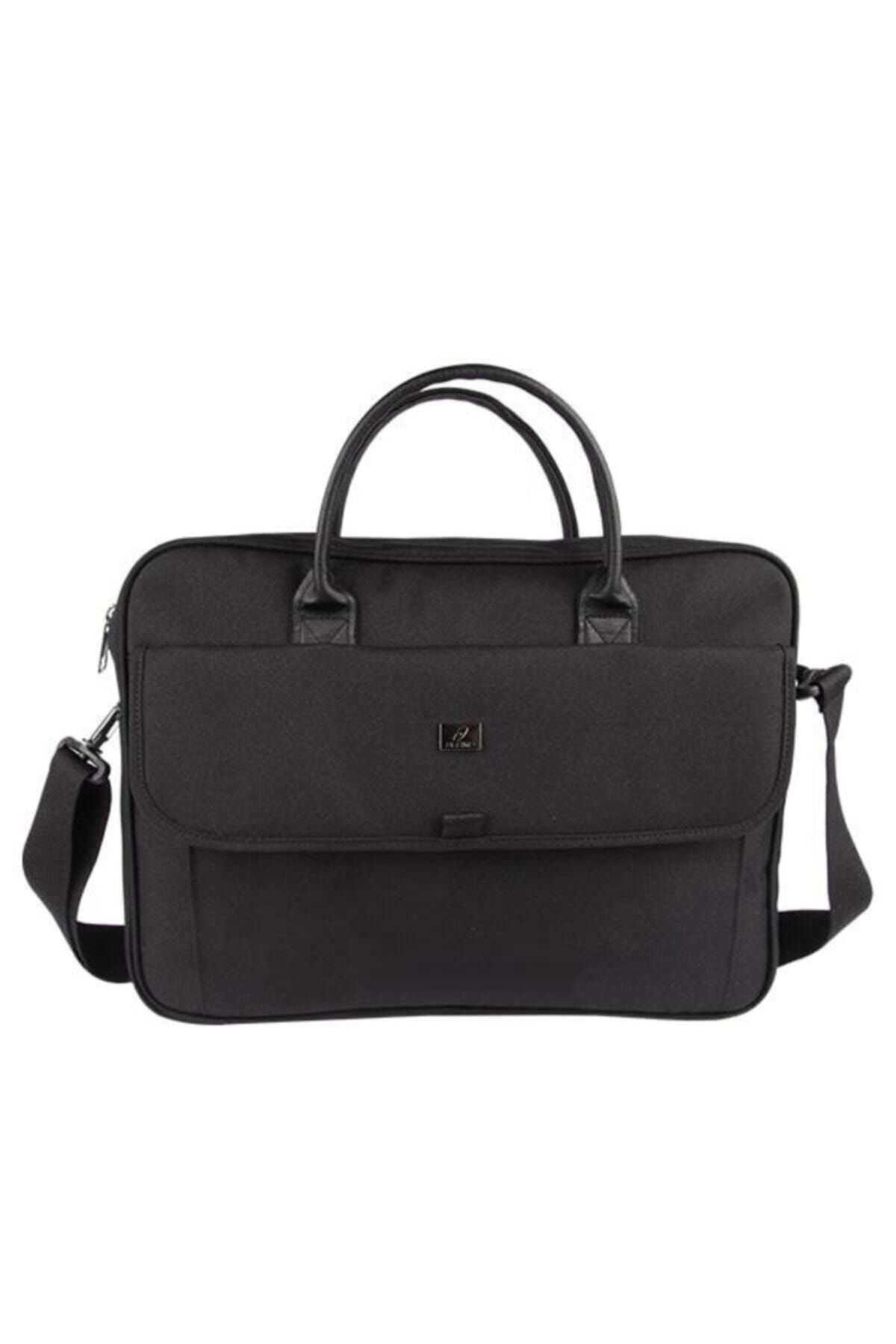 Alone Unisex Su Geçirmez Kumaş Özellikli Siyah Evrak Çantası 2134 Notebook Laptop Çantası