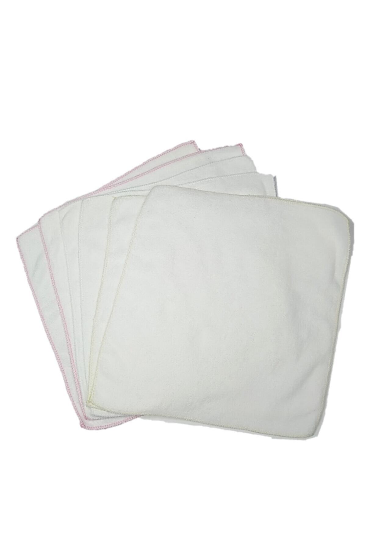 miniklife Erkek Bebek Sırt Ter Havlusu 6 Lı Set 30x30 Cm