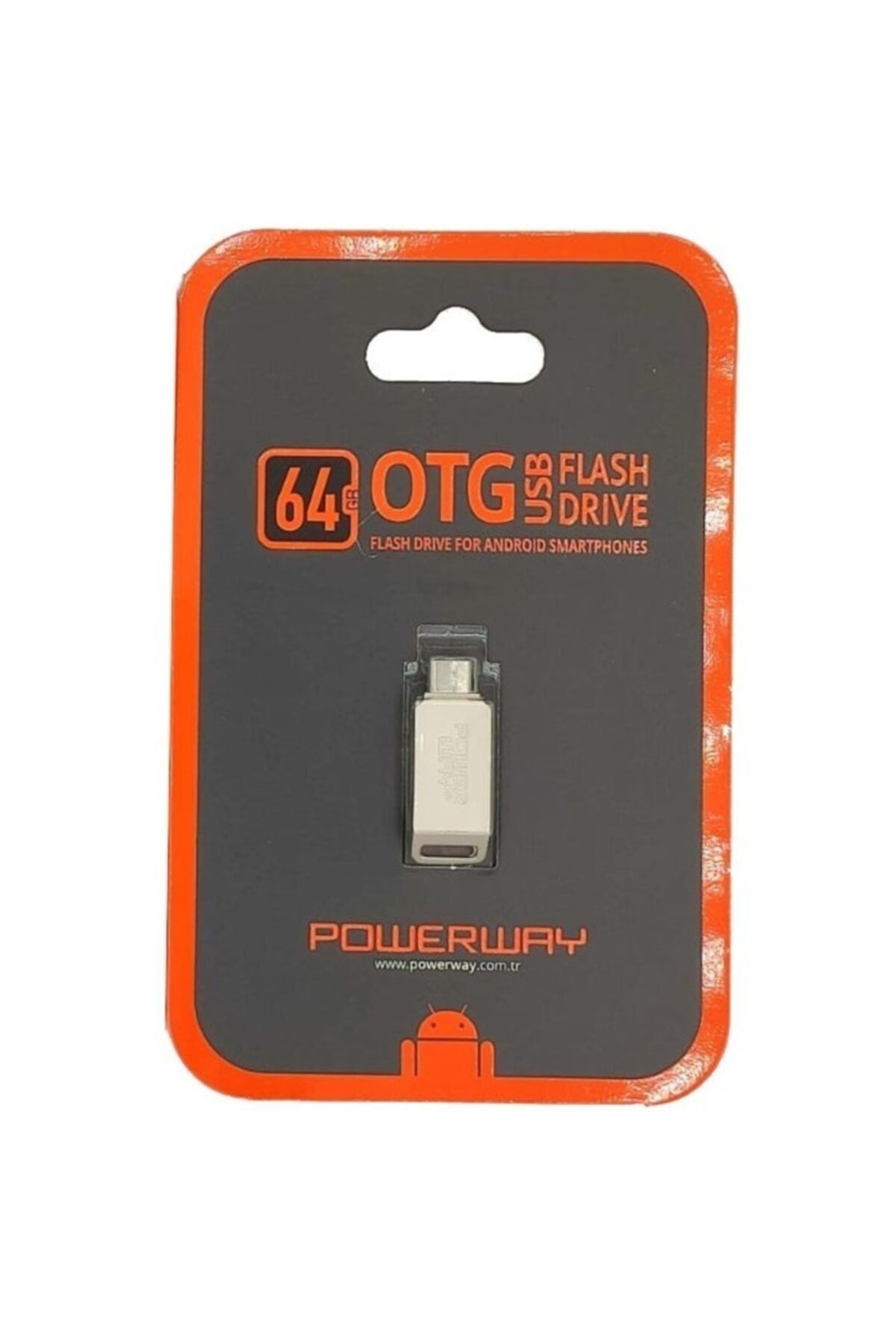 TEKNOTOK 64 Gb (micro Otg) Metal Flash Bellek Powerway