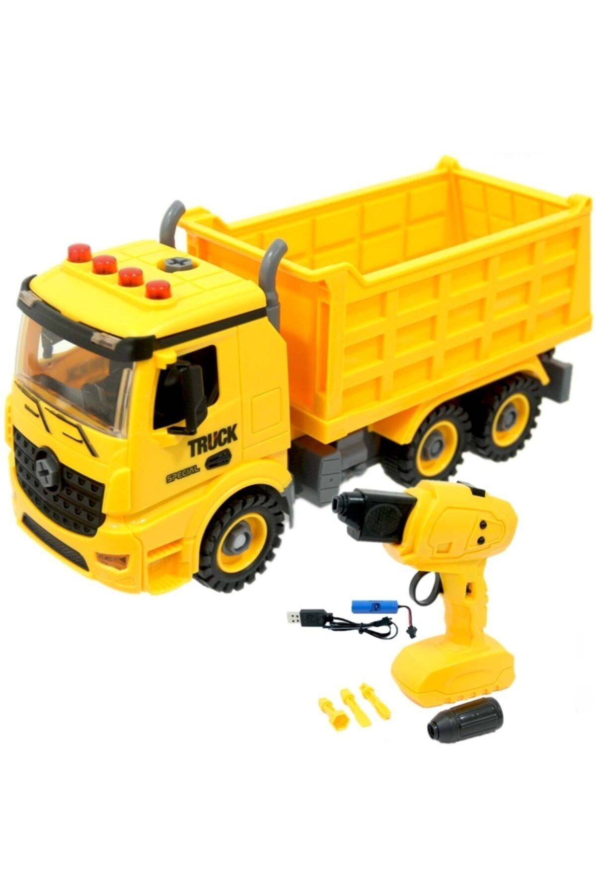 Burnis Toy Gerçek Engineering Series Kumandalı Şarjlı Sök Tak Iş Aracı 99