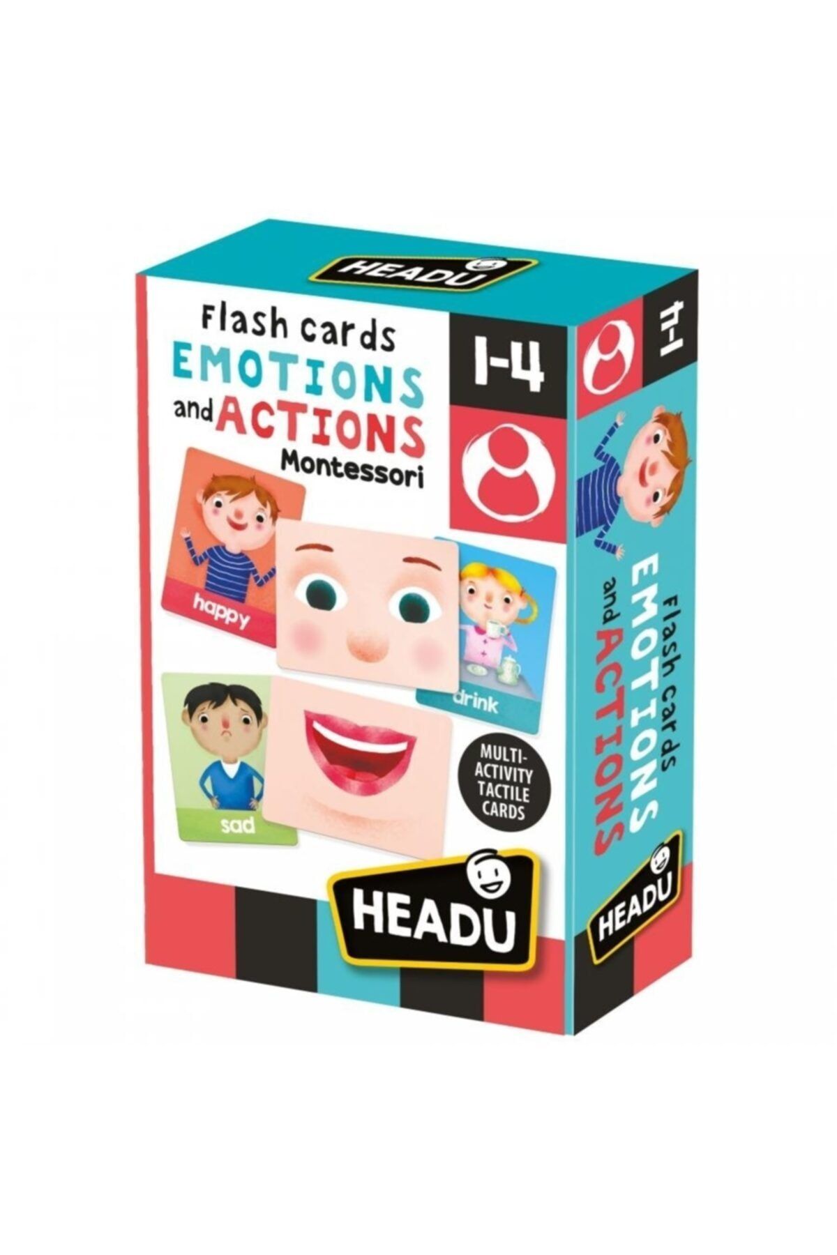 Burnis Toy Trend Headu Flashcards Emotions And Actions Montessori En24650 Fırsat