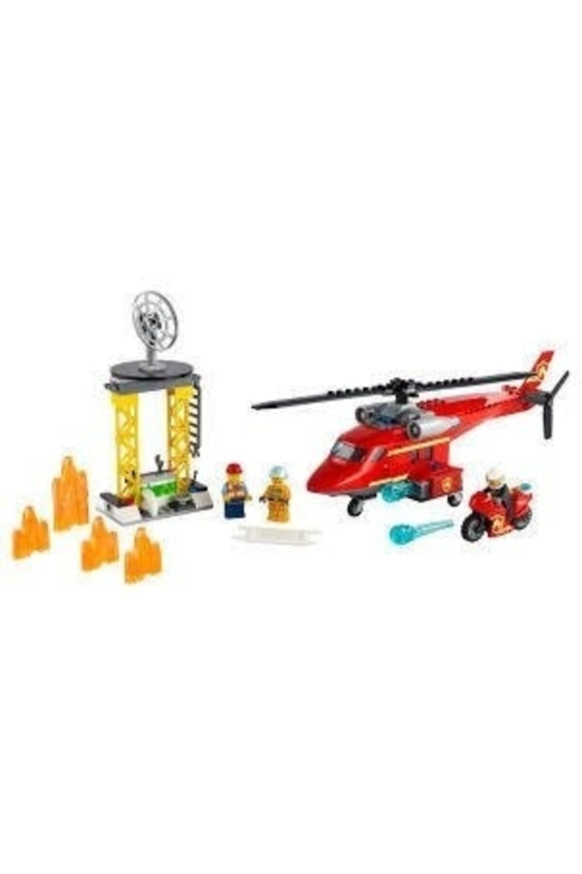 Burnis Toy Lina Oyuncak Lego City Itfaiye Kurtarma Helikopteri 60281 5