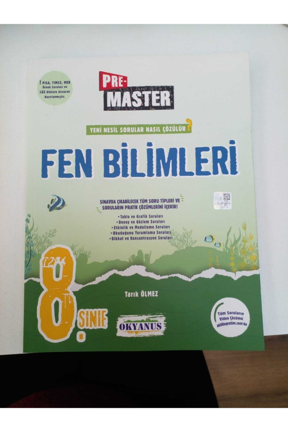 Okyanus Yayınları 8. Sınıf Pre Master Fen Bilimleri Soru Bankası