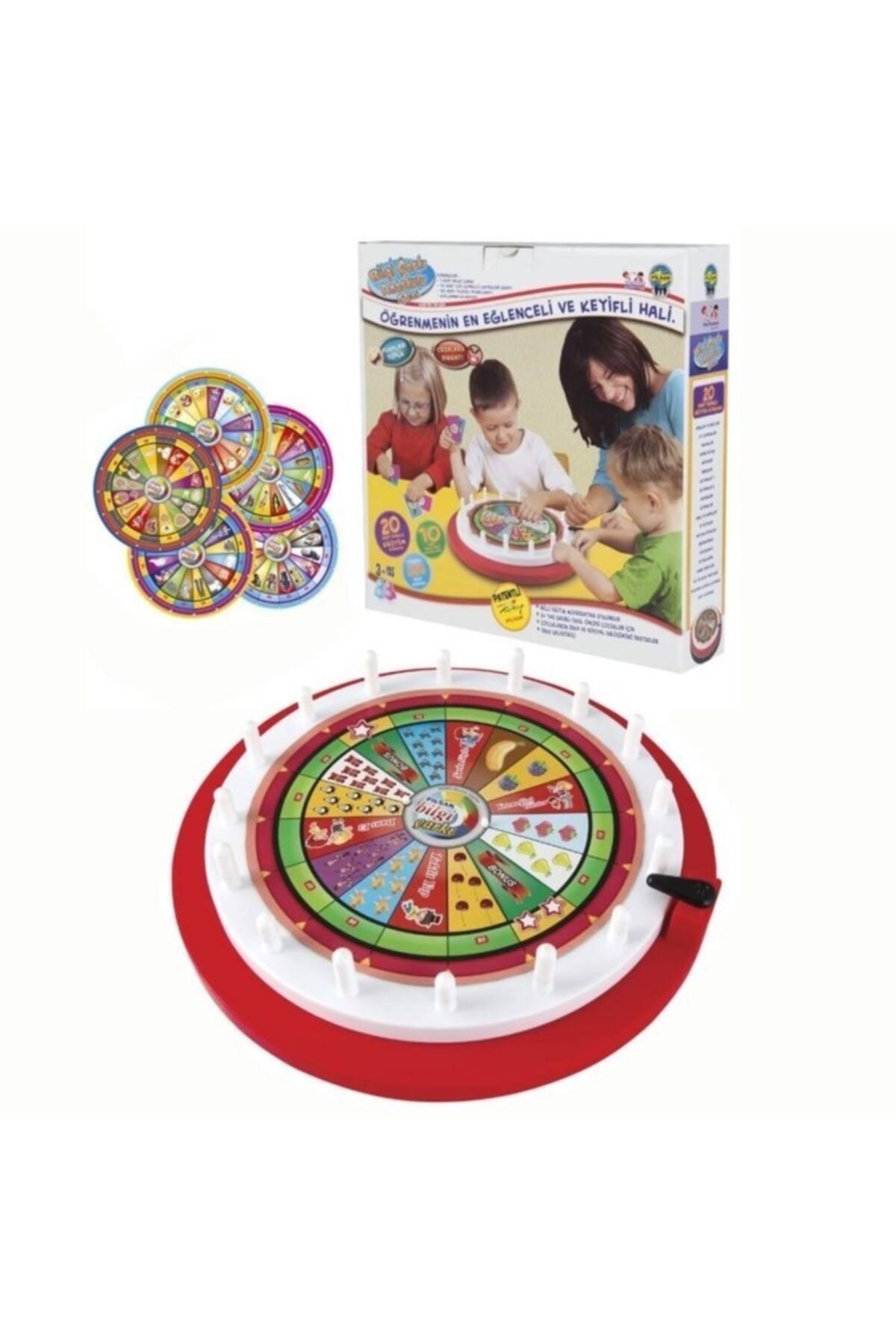Burnis Toy Lina Oyuncak Pilsan Bilgi Çarkı Anaokulu Seti 5