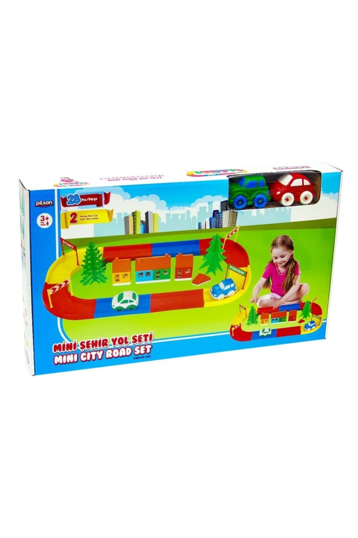 Burnis Toy Trend Pılsan Mini Şehir Yol Seti Fırsat