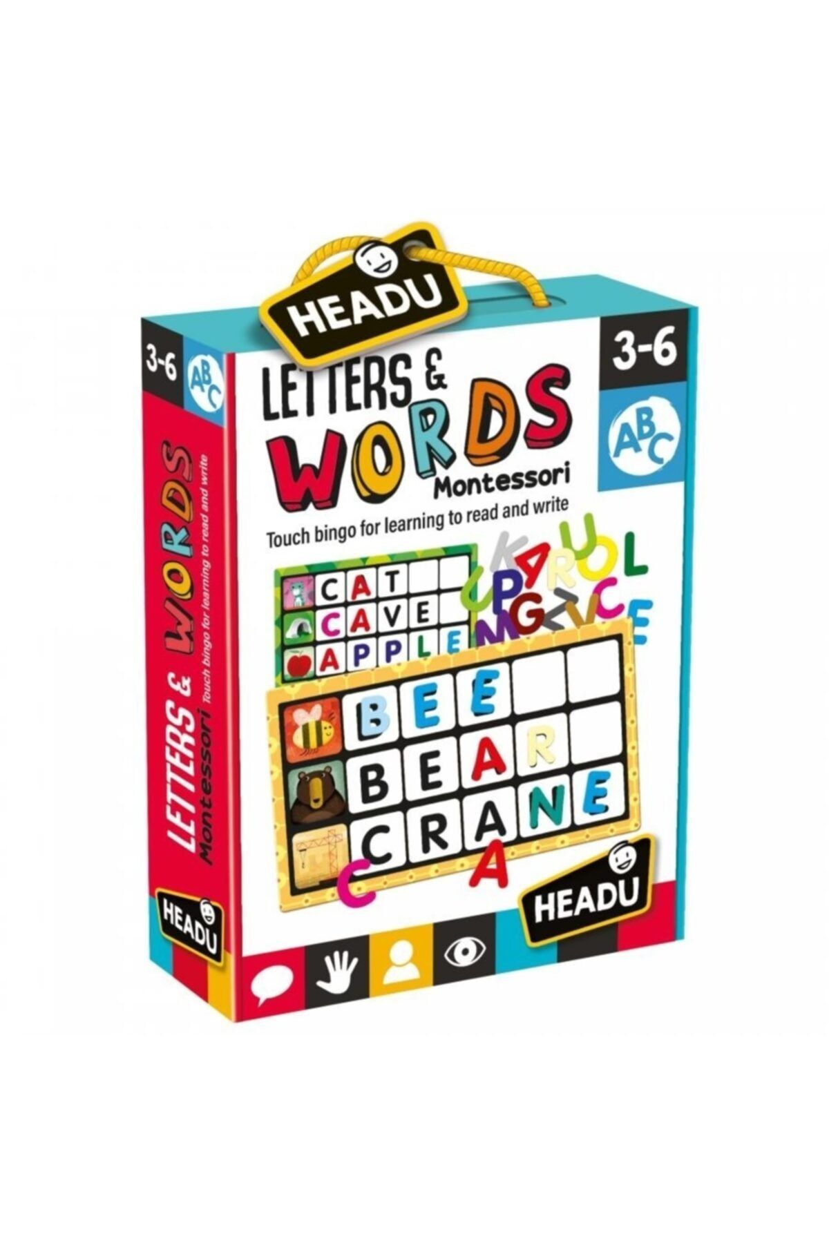 Burnis Toy Trend Headu Montessori Letters & Words En20980 Fırsat