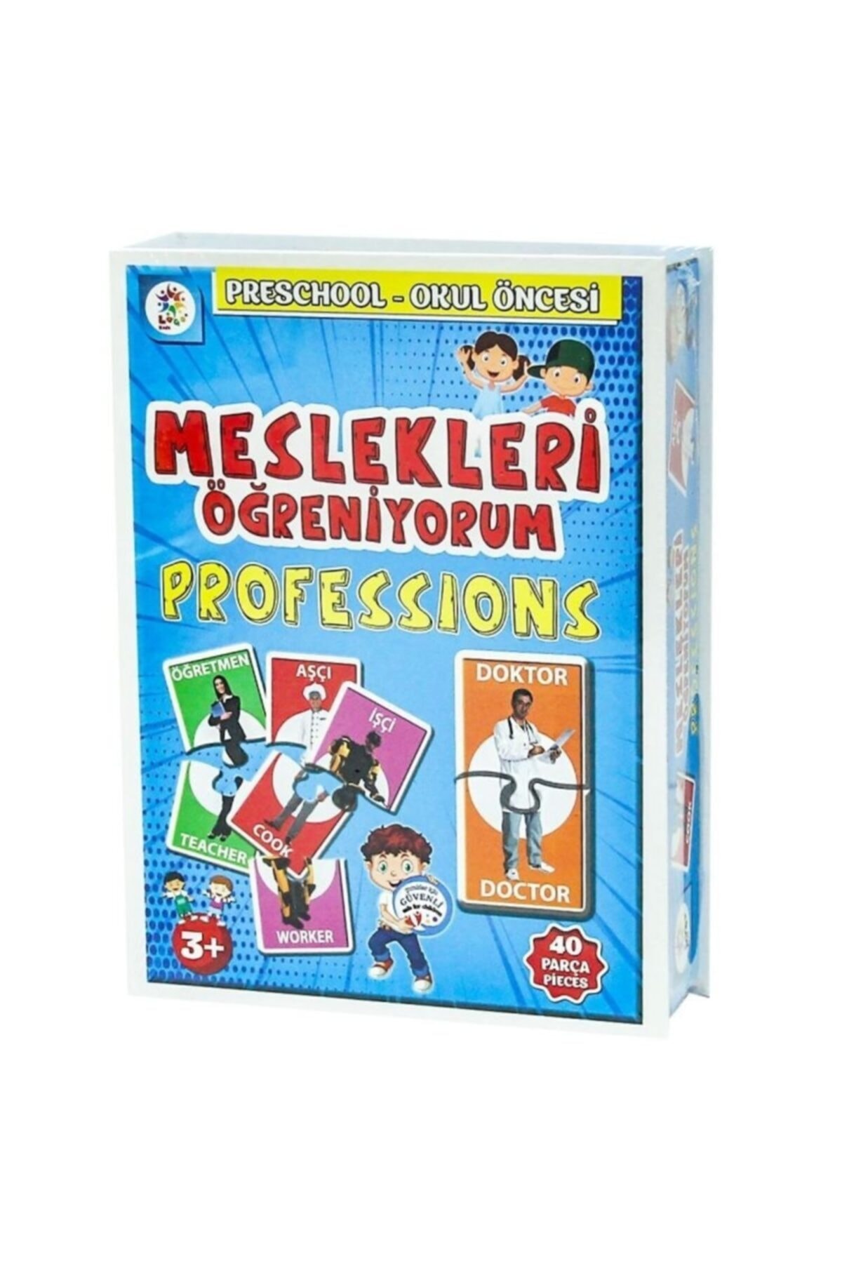Burnis Toy Gerçek Ingilizce Meslekleri Öğreniyorum Kartları 99