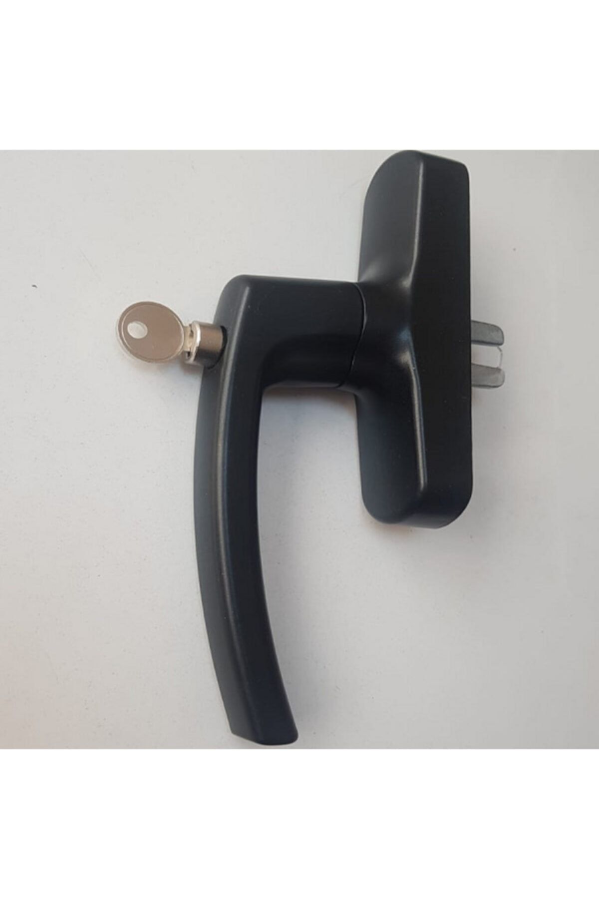 AKSMAR Aluminyum Kilitli Eksenel Pencere Kolu Wf Mat Siyah