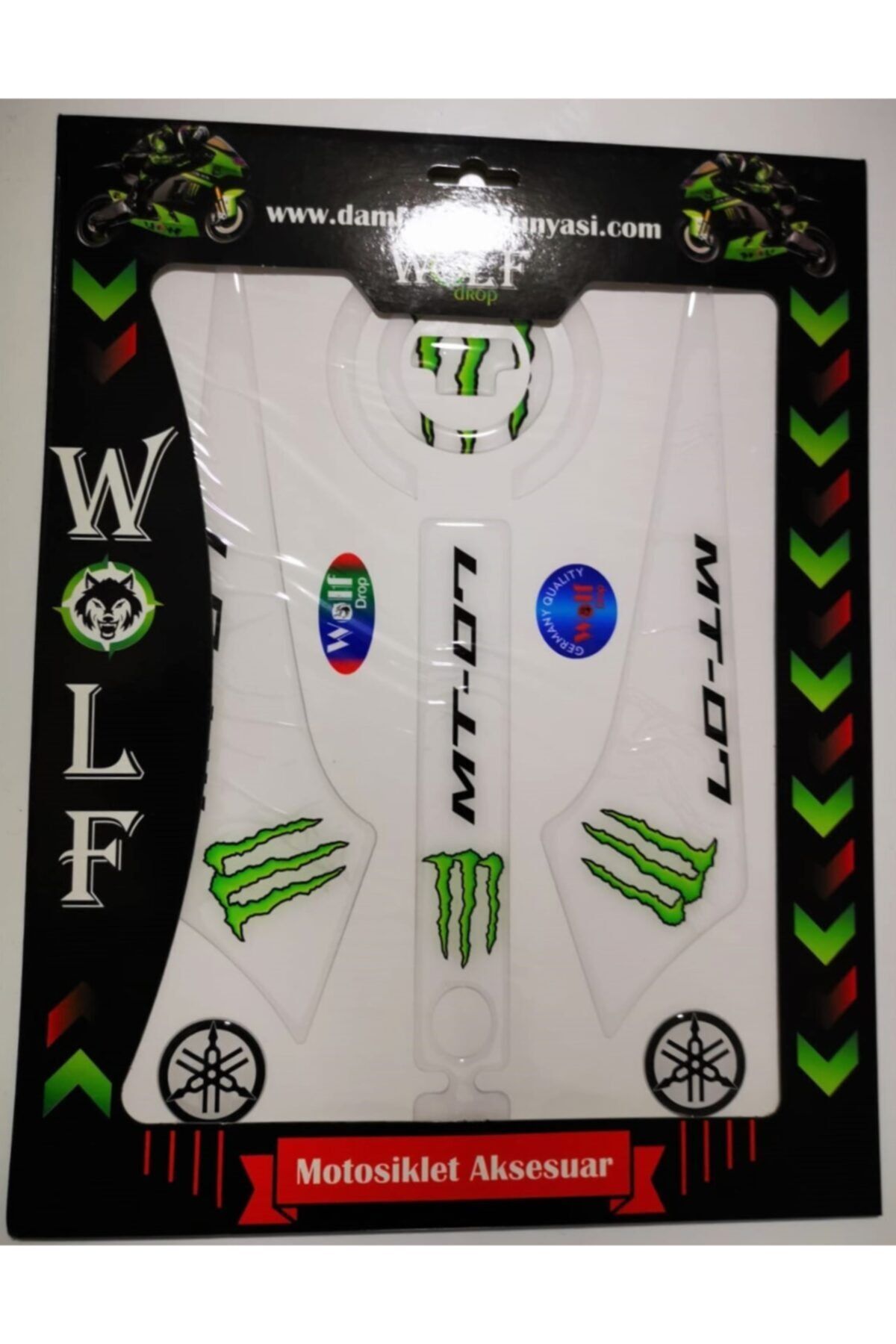 Wolf Drop Yamaha Mt-07 Tank Pad Full Seti
