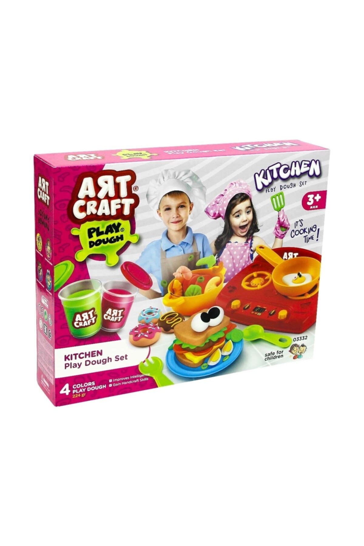 Burnis Toy Kampanya Dede Art Craft Mutfak Hamur Set 12 Parça 224 Gr Fırsat