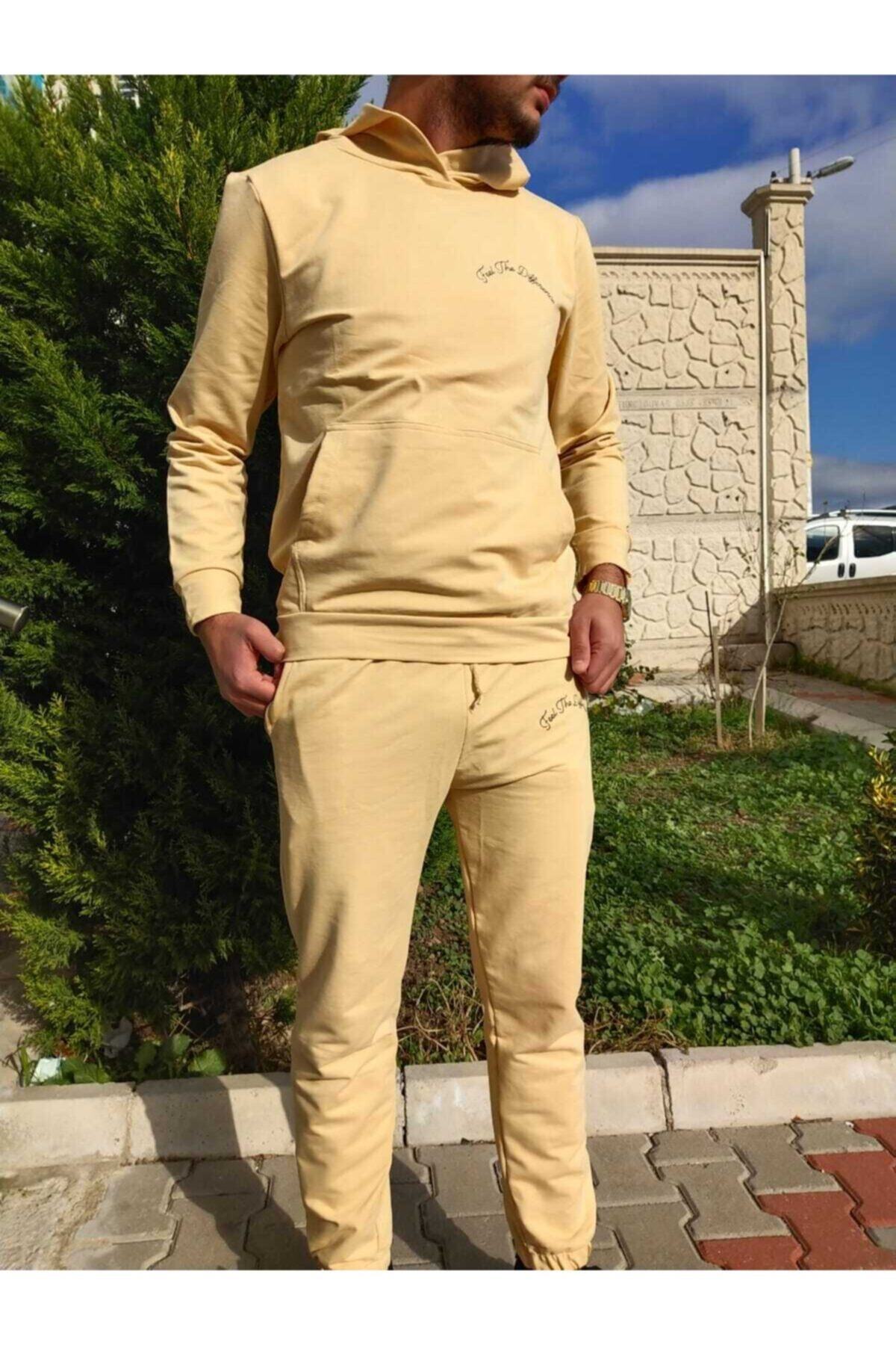 DİYADİN Unisex Bej Eşofman Takımı
