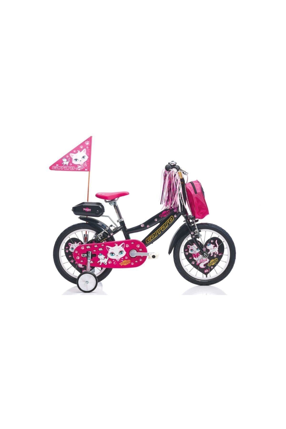 Carraro Moggy 20jant Çocuk Bisikleti Siyah - Altın - Pembe