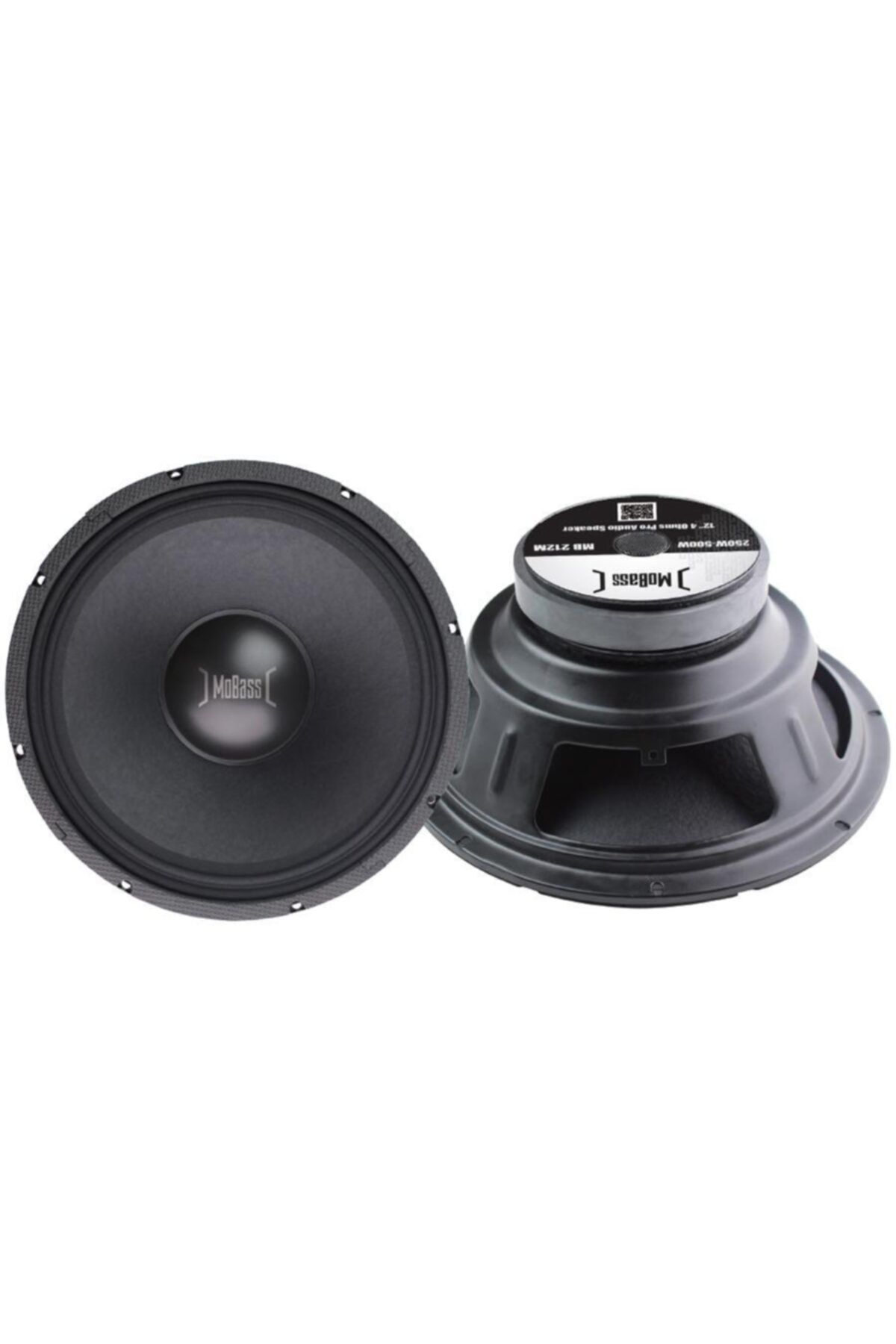 MOBASS Oto Hoparlör Mıdrange Fullrange 30cm 500w 250rms 2 Adet Mb-212m
