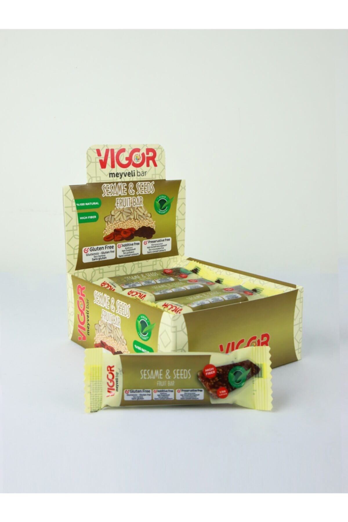 Vigor Susamlı & Çekirdekli Meyveli Bar 40 gr * 16 Ad.