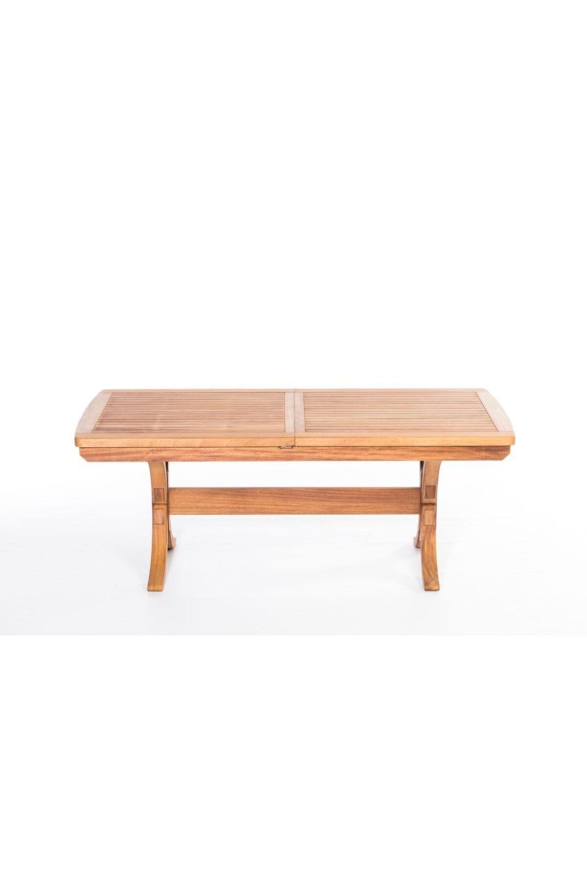 ReHome Lotus 200 +50 X 100 X 76 cm Iroko Dikdörtgen Açılabilir Masa
