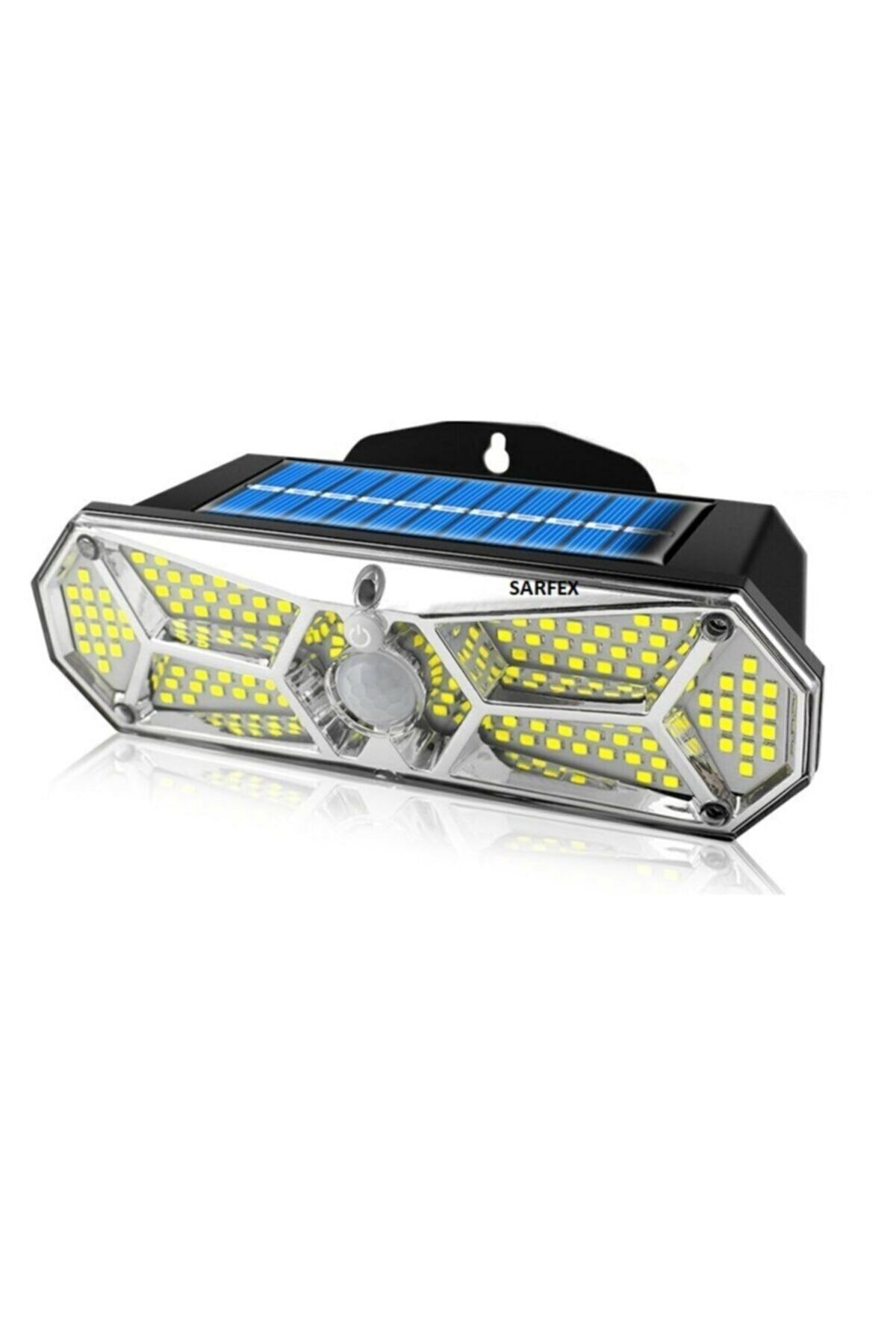 İnançStore Solar Güneş Enerjili 158 Ledli Hareket Ve Karanlık Sensörlü 3 Modlu Su Geçirmez Led Aydınlatma
