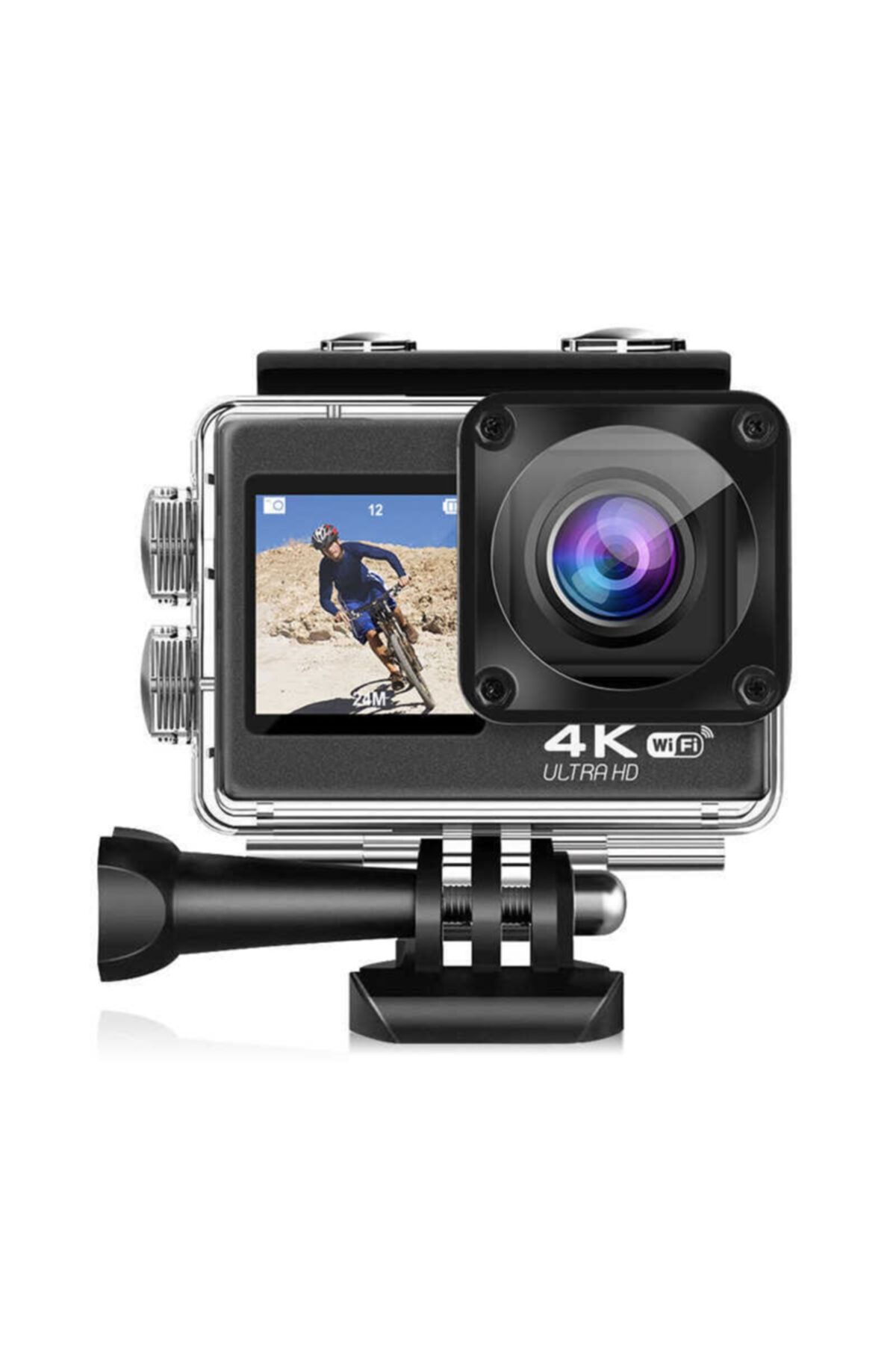 Ausek 4k 60 Fps 20 Mp Kumandalı Wifi Su Geçirmez Aksiyon Kamerası