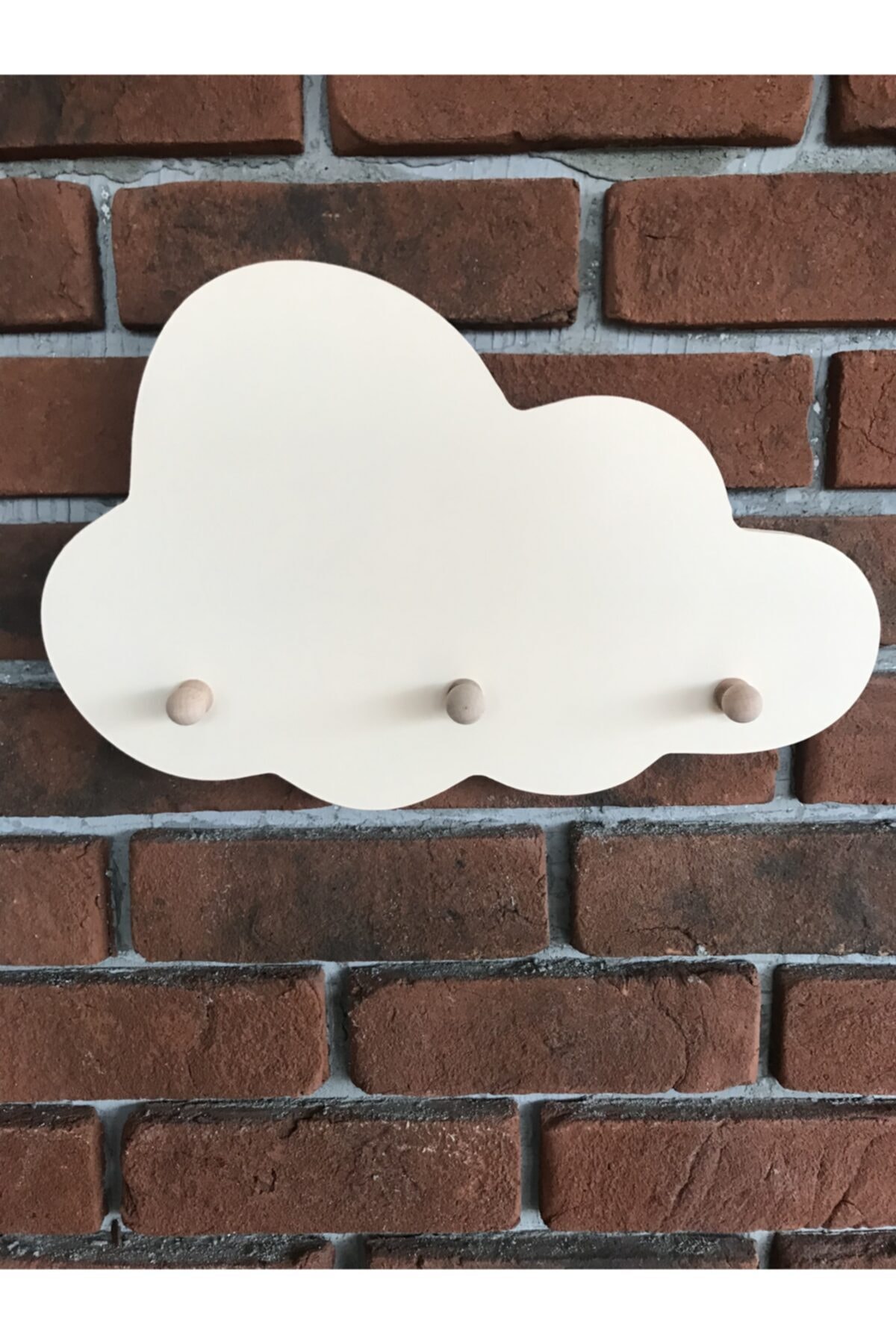 DECORABUTİK Ahşap Bulut Bebek Odası Askısı