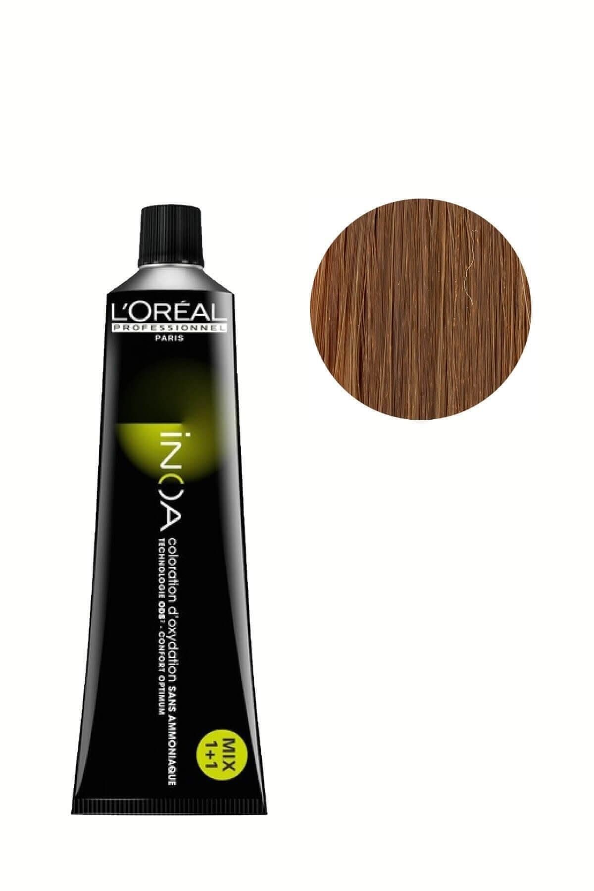 İNOA Saç Boyası 8,1 Koyu Sarı Küllü 3474630416444 (OKSİDANSIZ)