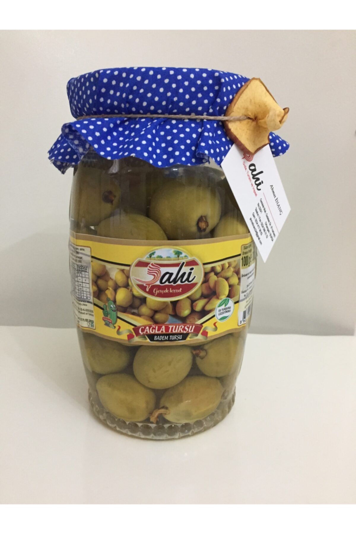 Şahi Gedelek Turşuları Çağla(BADEM) Turşusu 1kg.