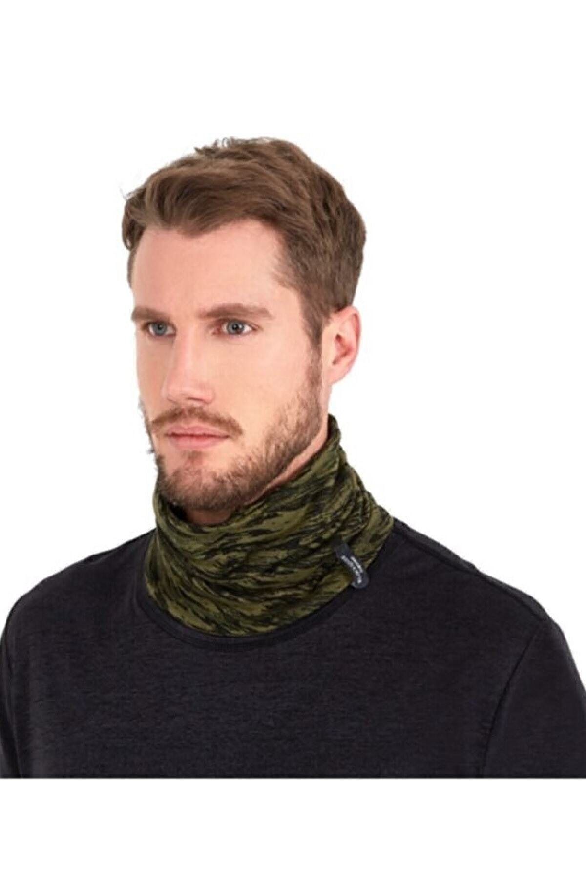 Blackspade Termal Unisex Boyunluk & Bere 9494 - Yeşil Baskılı