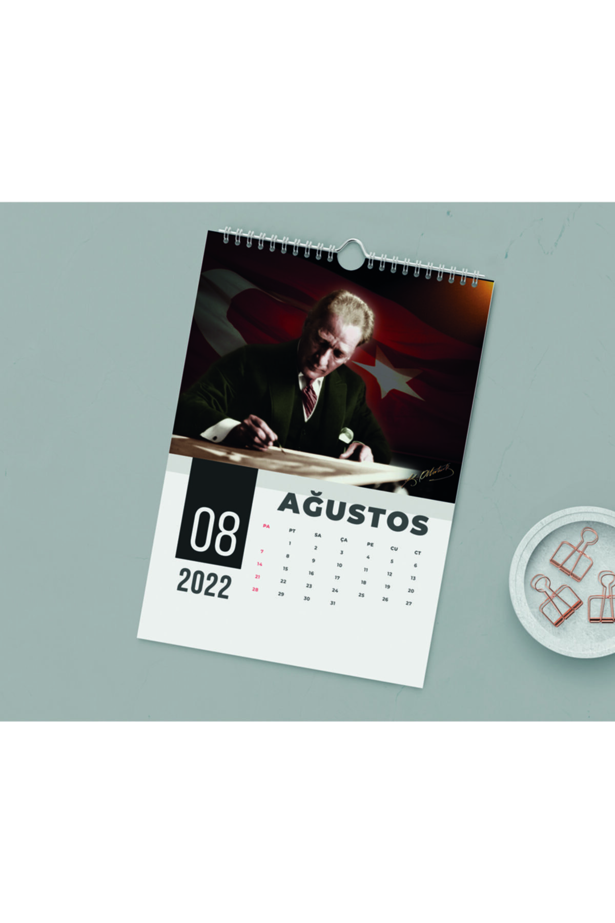 EALB Ata Takvım Duvar 30x42 Seri3