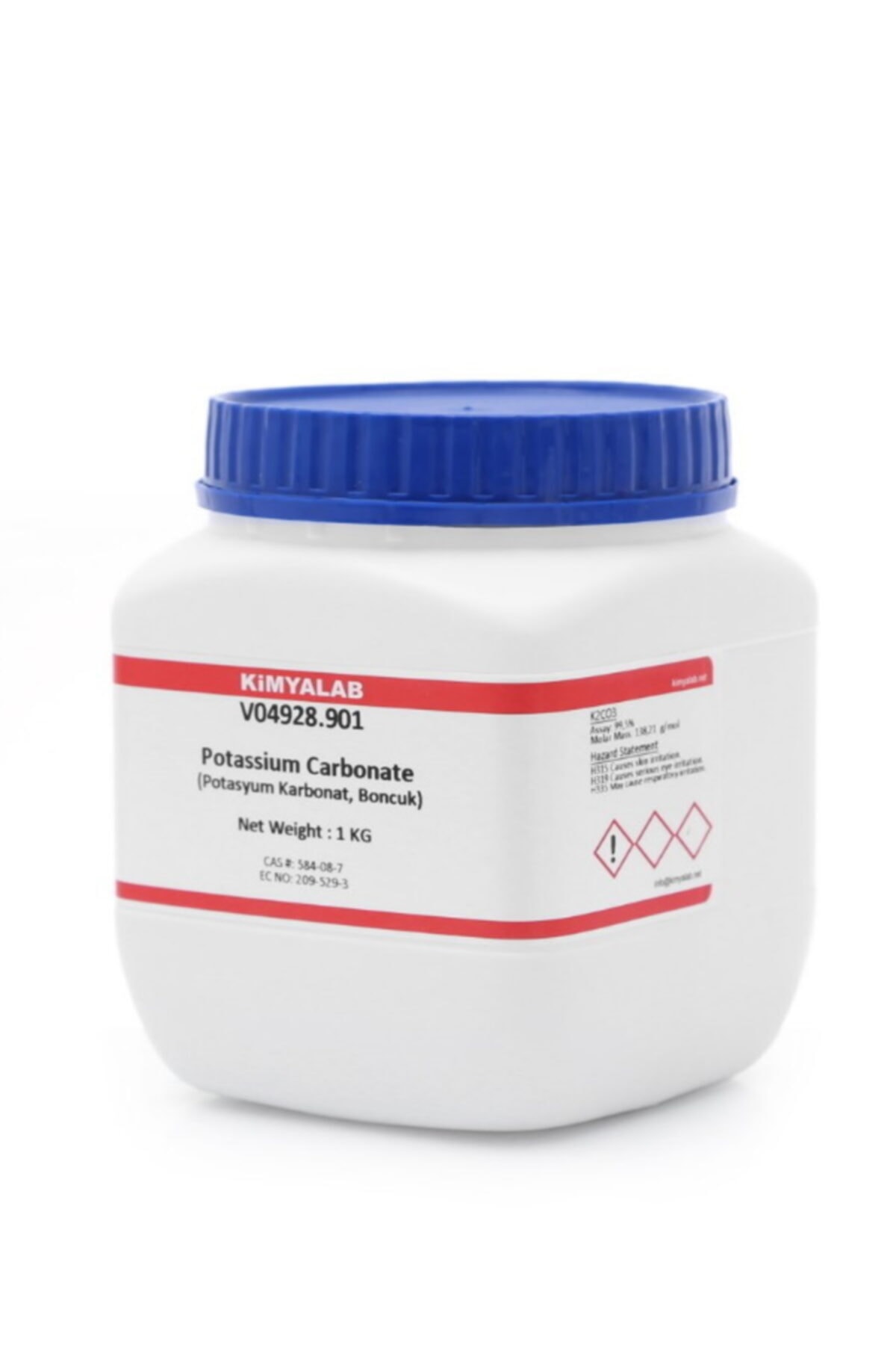 KimyaLab Potasyum Karbonat Boncuk 1 kg - Potassium Carbonate - Granül