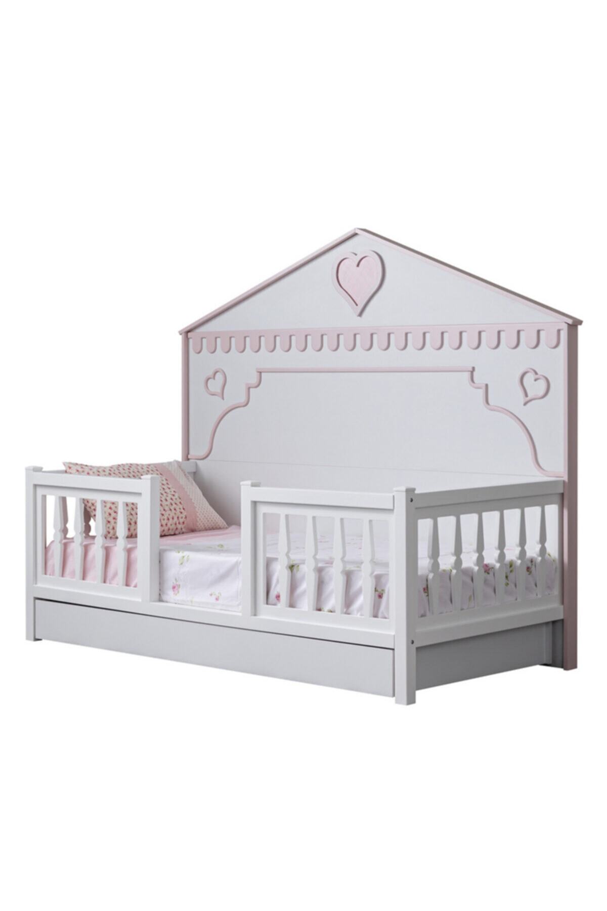 Setay Montessori Yatak, Rosa Yavrulu Montessori Karyola +1 Adet Comfort Yatak - Sty