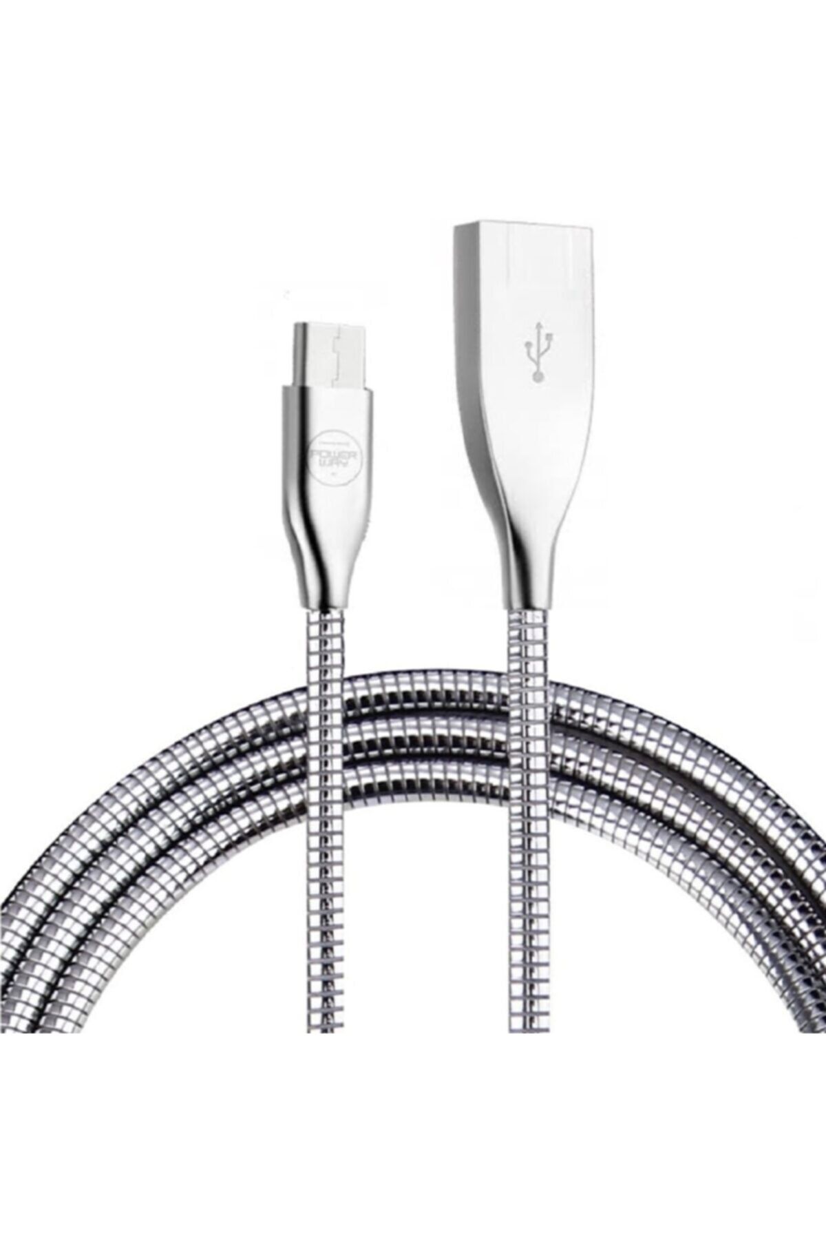 POWERWAY Qcx-3 Usb 3.0 Samsung Androıd Metal Şarj Ve Data Kablosu
