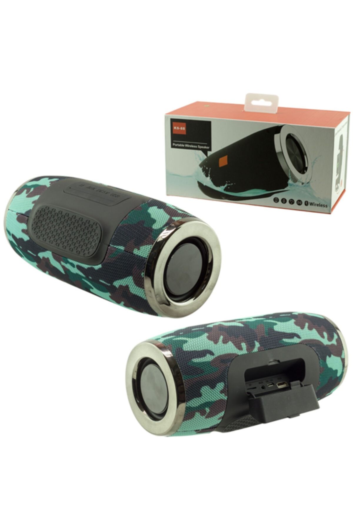 MERTER Magıcvoıce Ks-88 Usb*sd*bluetooth Destekli 16 Watt Su Geçirmez Taşınabilir Wıreless Hoparlör