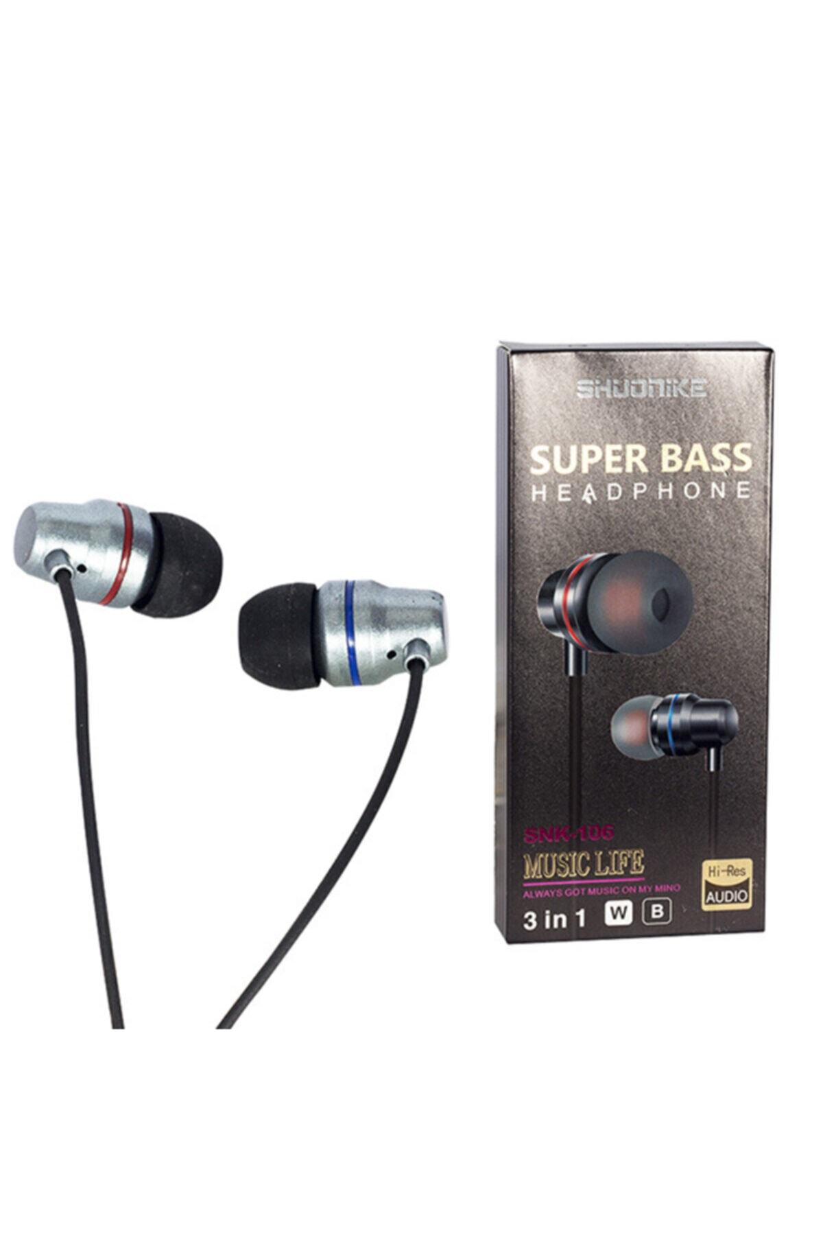Powermaster Snk-104 3.5mm Jacklı 3ın1 Kulakiçi Kablolu Kulaklık