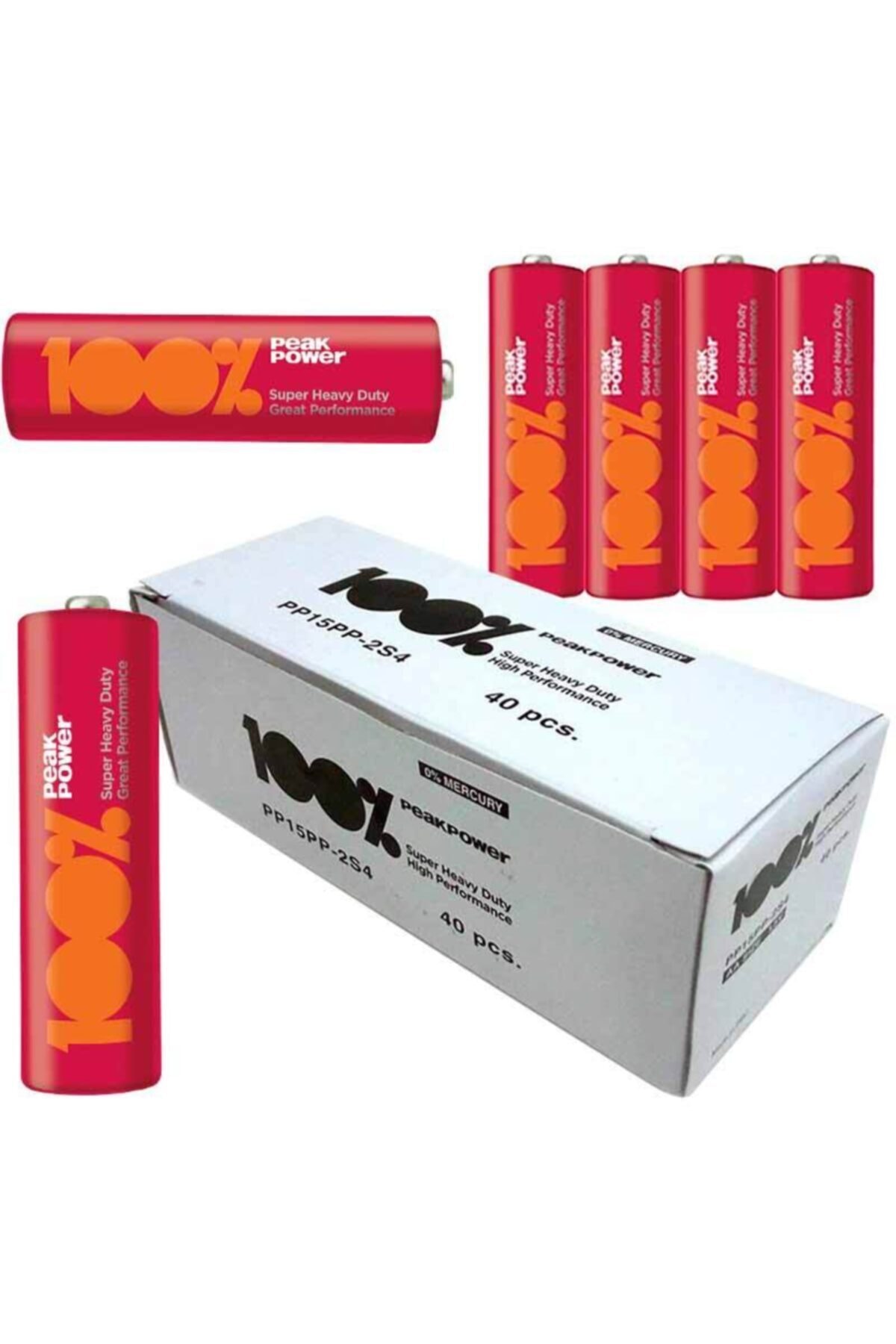 GP Peak Power 15pp 2s4 Aa Kalem Pil 40lı Paket Fiyat