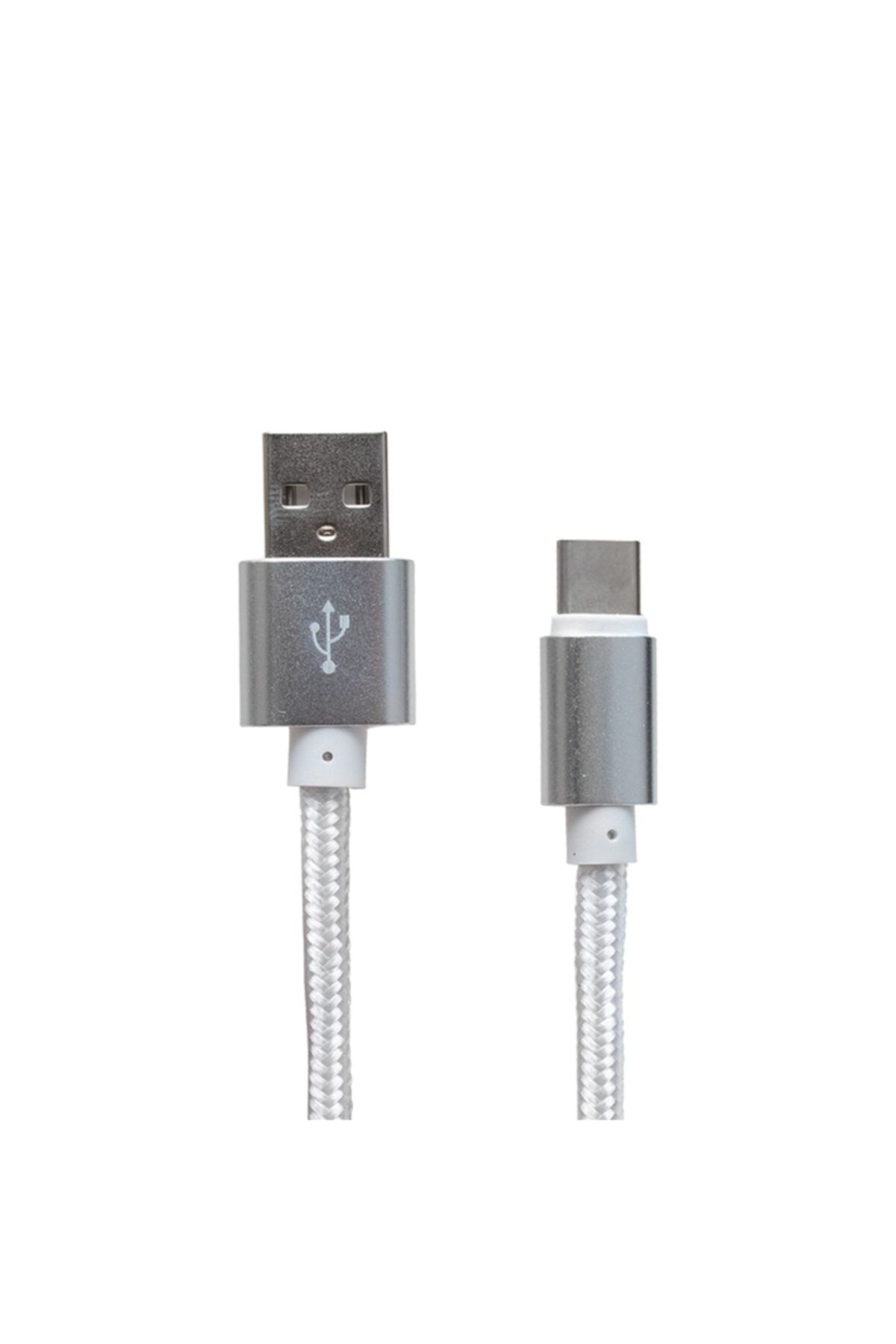 Powermaster Metal Örgülü Type-c Usb Data Şarj Kablosu