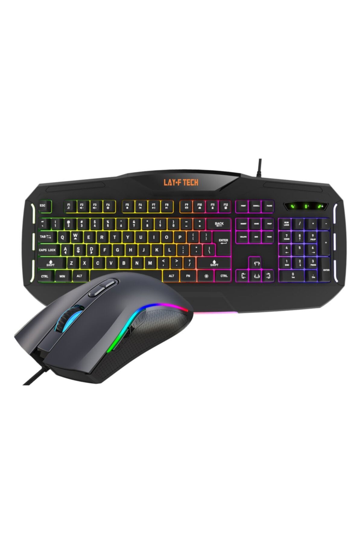 layftech Sc790-a869 Oyuncu Klavye Mouse Set,rgb 7200 Dpı Işıklı Gaming Set