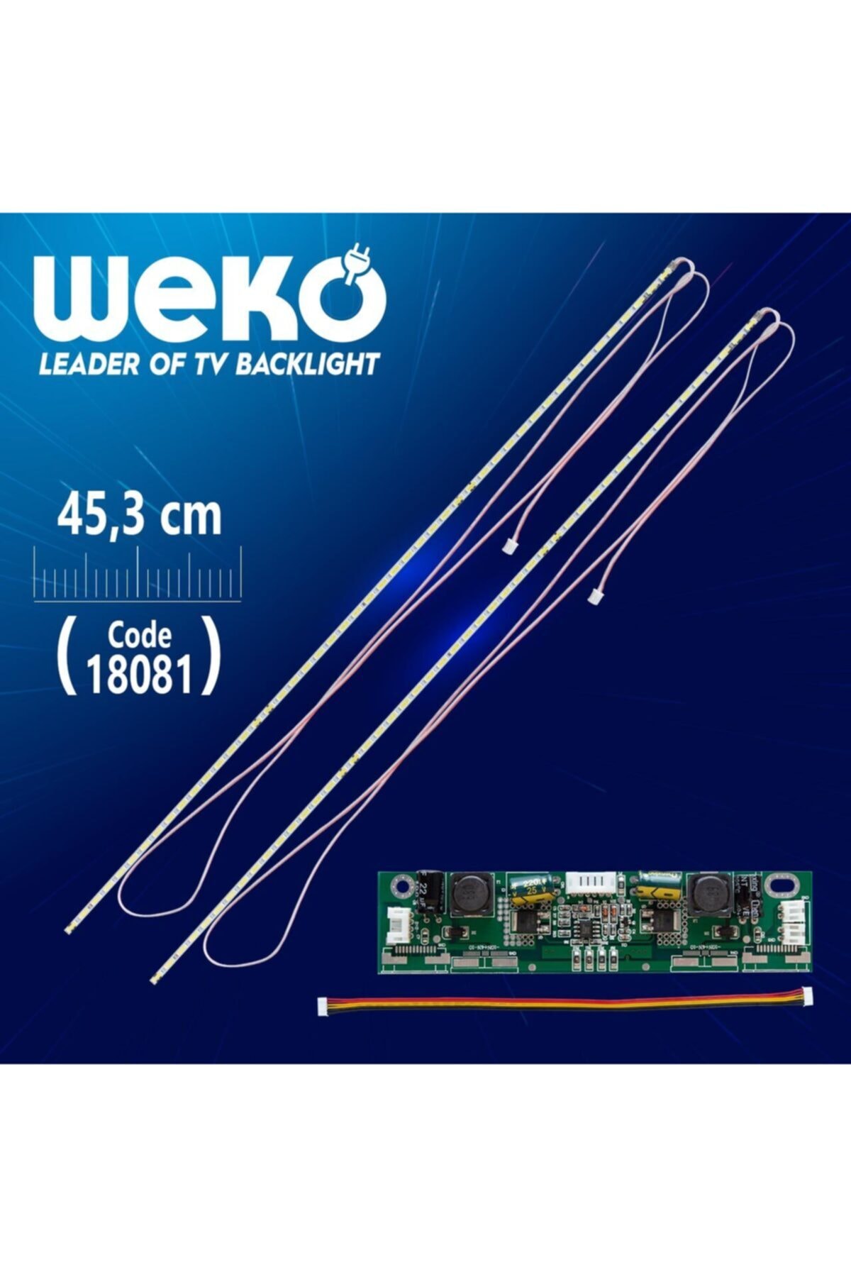 WEKO 40 Universal E-led 48 Ledli (7020) 453mm 360-450ma 48-51v Çift Led+sürücü+kablo Takım (wk-1368)