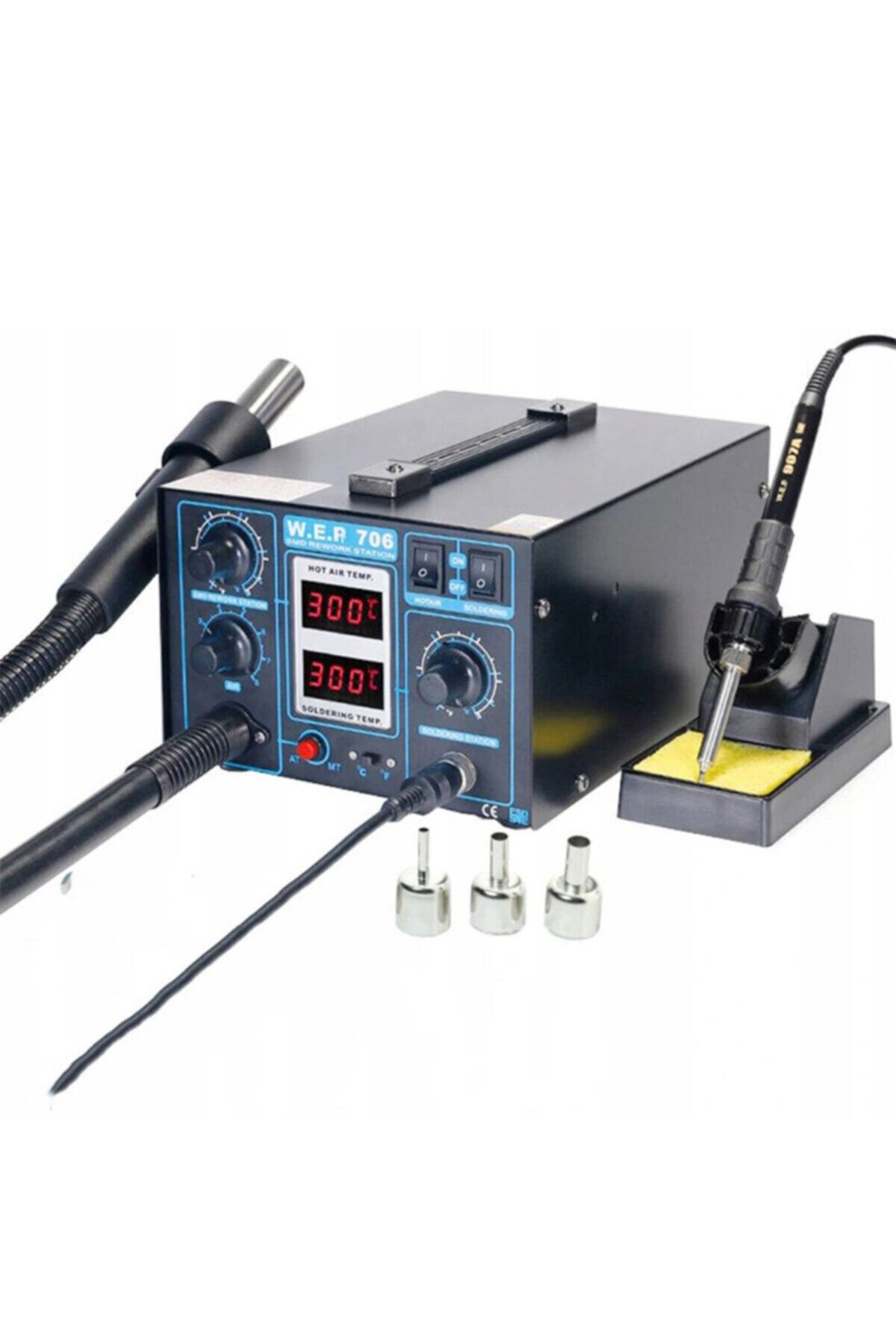 MERTER Wep-706 Üflemeli Isı Ayarlı Havya Istasyonu
