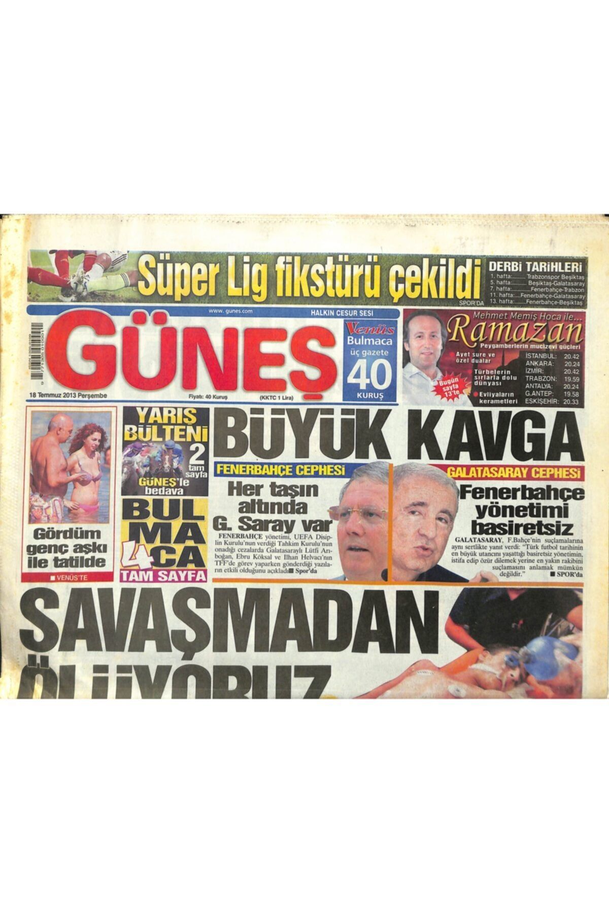 Gökçe Koleksiyon Güneş Gazetesi 18 Temmuz 2013 - Uyanık Çinli Çakma Müze Kurup 80 Milyon Dolar Kazandı