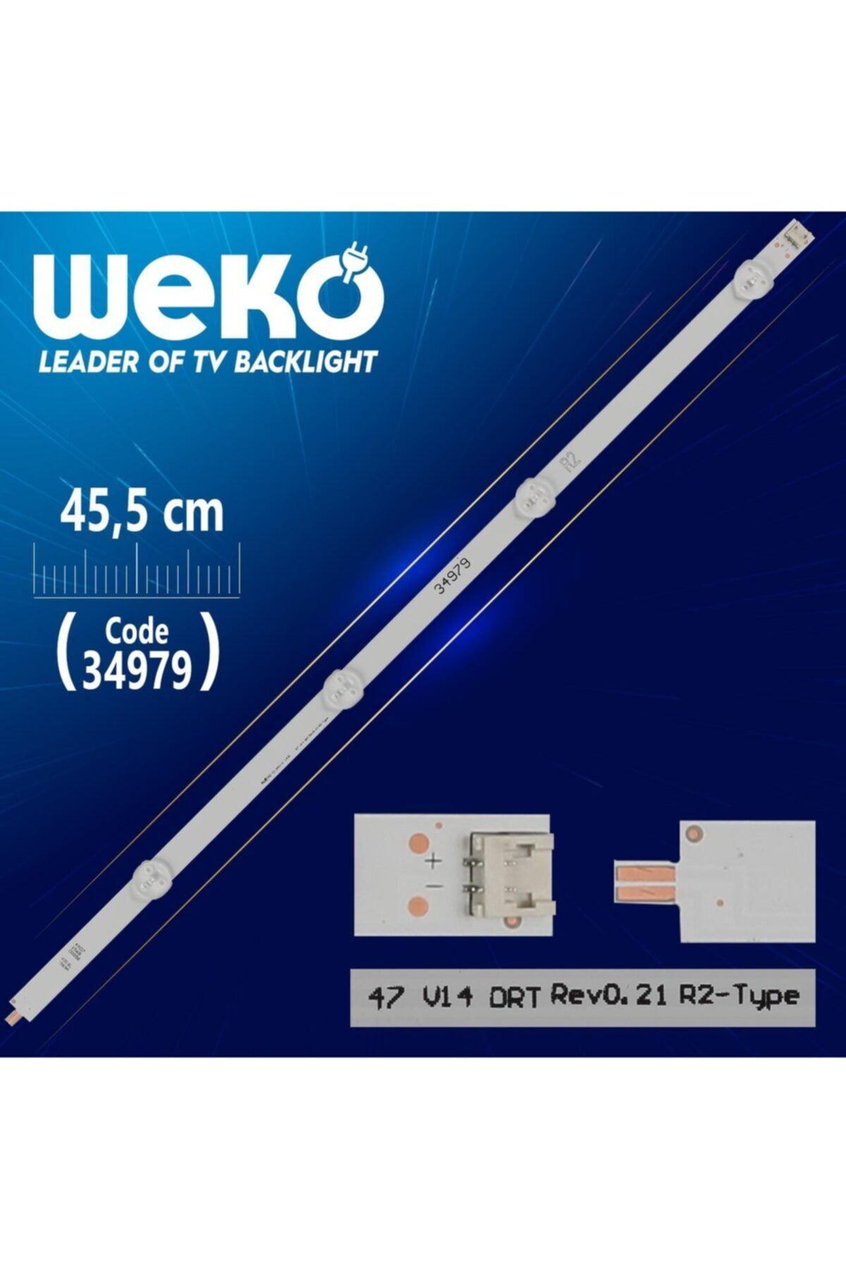 WEKO 47 V14 Drt Rev0.2 1 R2-type - 45.5 Cm 4 Ledli - (wk-85)