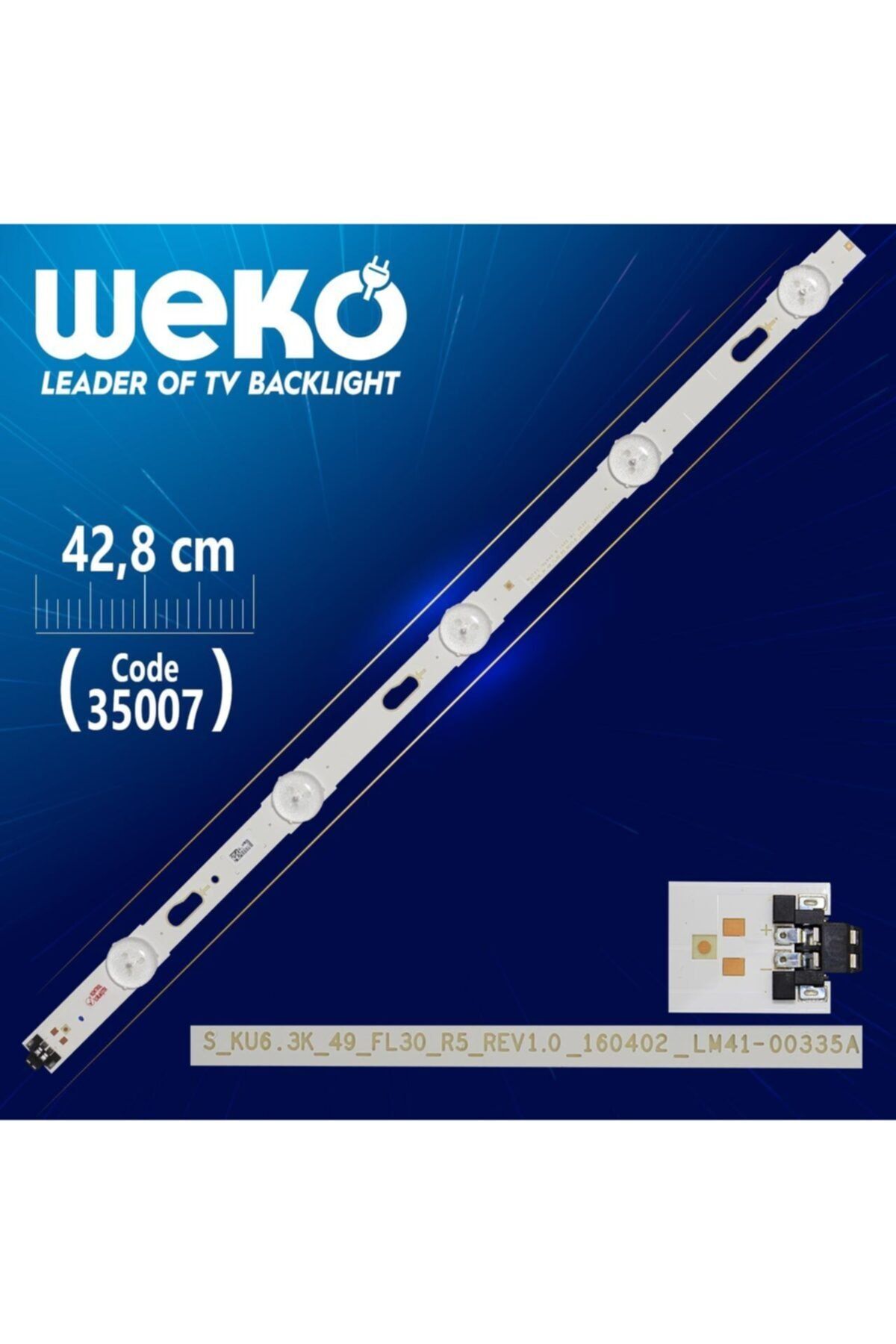WEKO S_ku6.3k_49_fl30_r5_rev1.0_160402_lm41-00335a - 42.8 Cm 5 Ledli (wk-796)