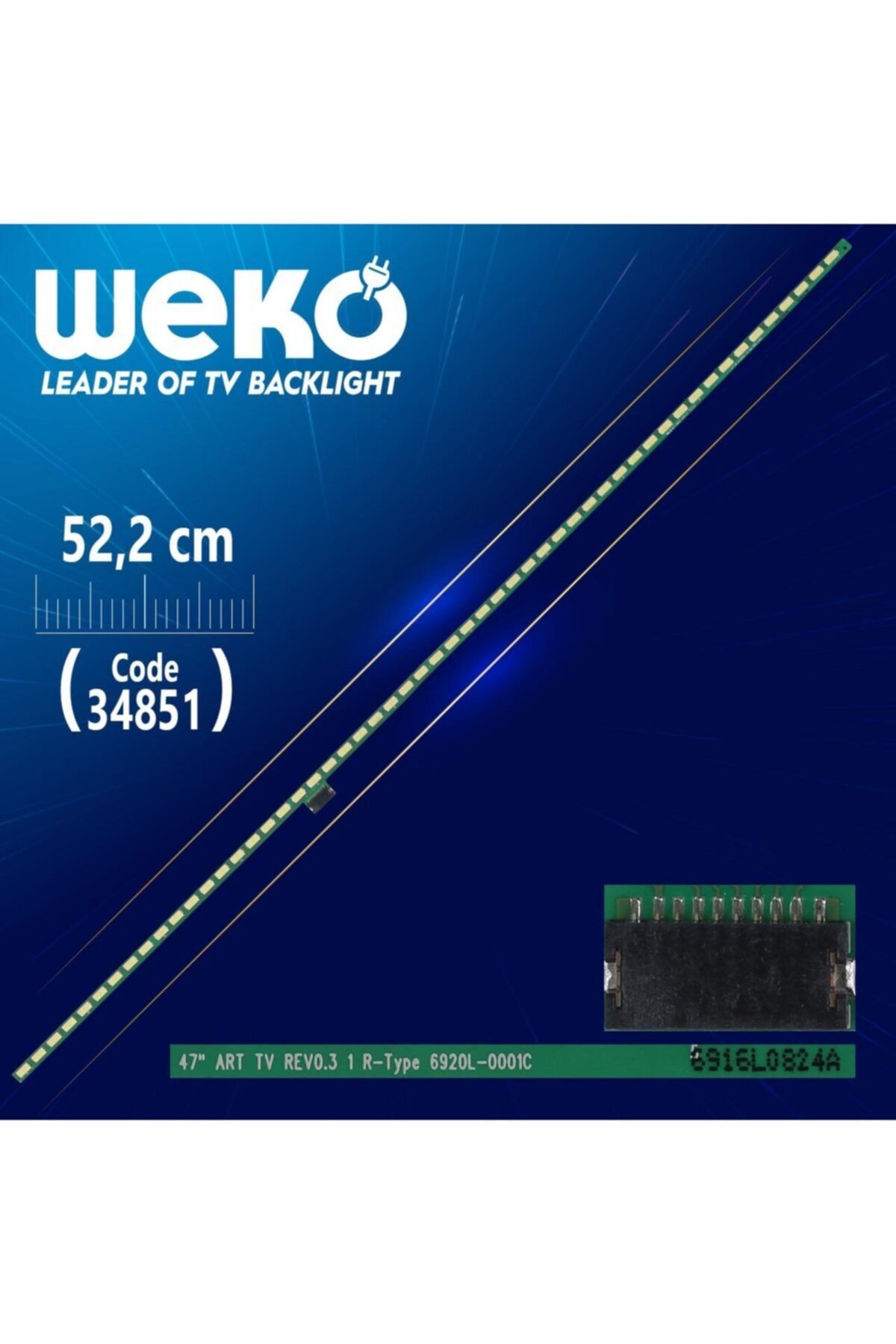 WEKO 47 Art Tv Rev0.3 1 R-type 6920l-0001c - 52.2 Cm 54 Ledli - (wk-720)