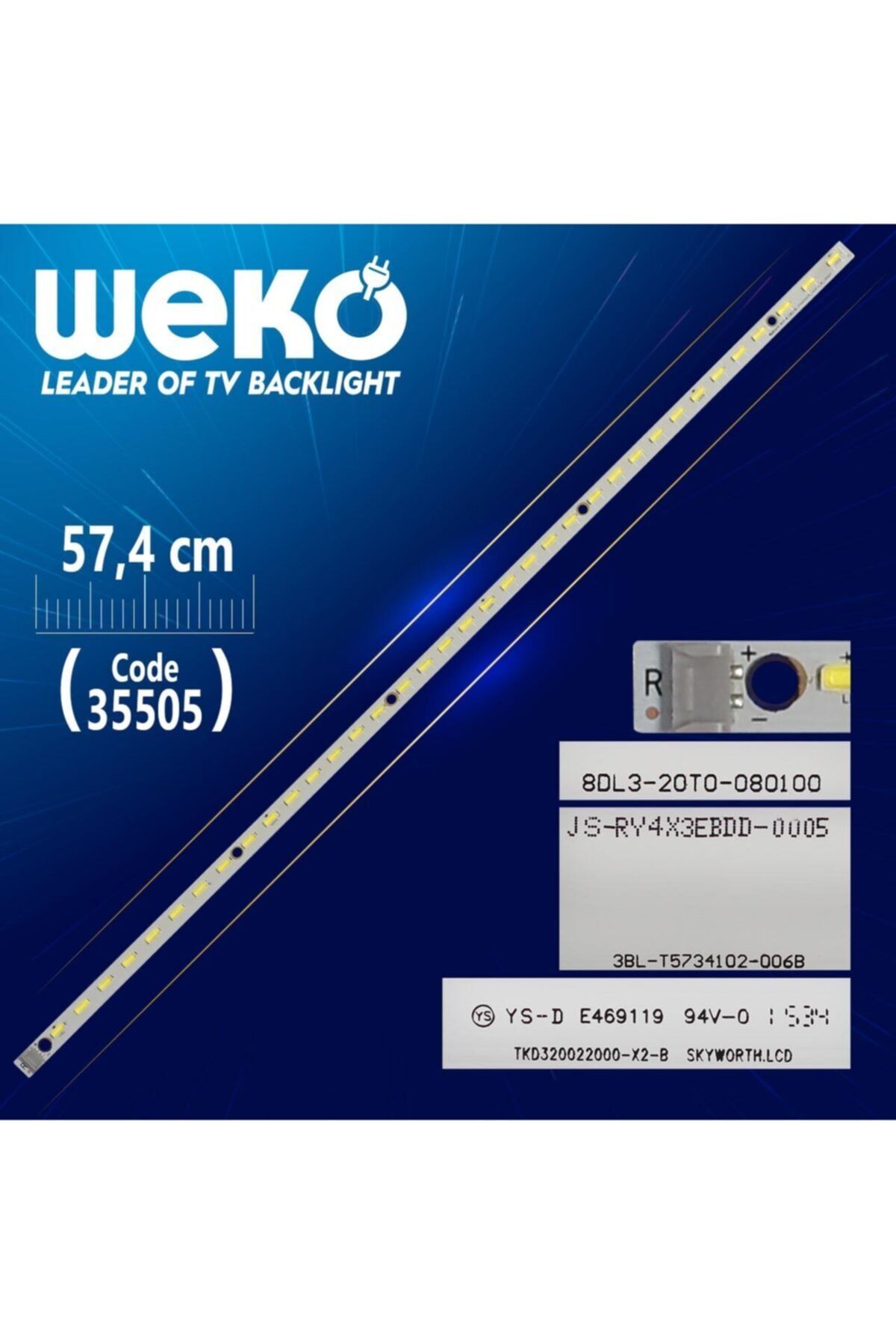 MERTER 3bl-t5734102-006b - 8dl3-20t0-080100 - 57.4 Cm 8 Ledli - (wk-1047)
