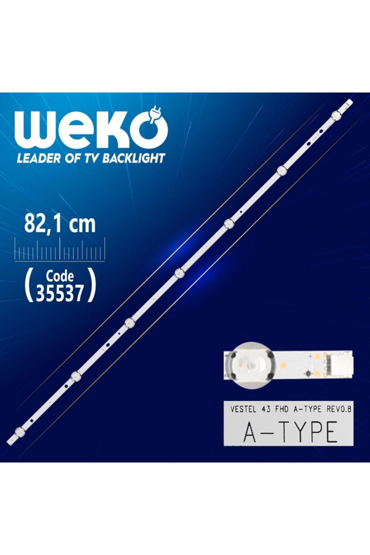 WEKO Vestel 43 Fhd A-type Rev0.8 - 82.1 Cm 7 Ledli - (wk-1070)