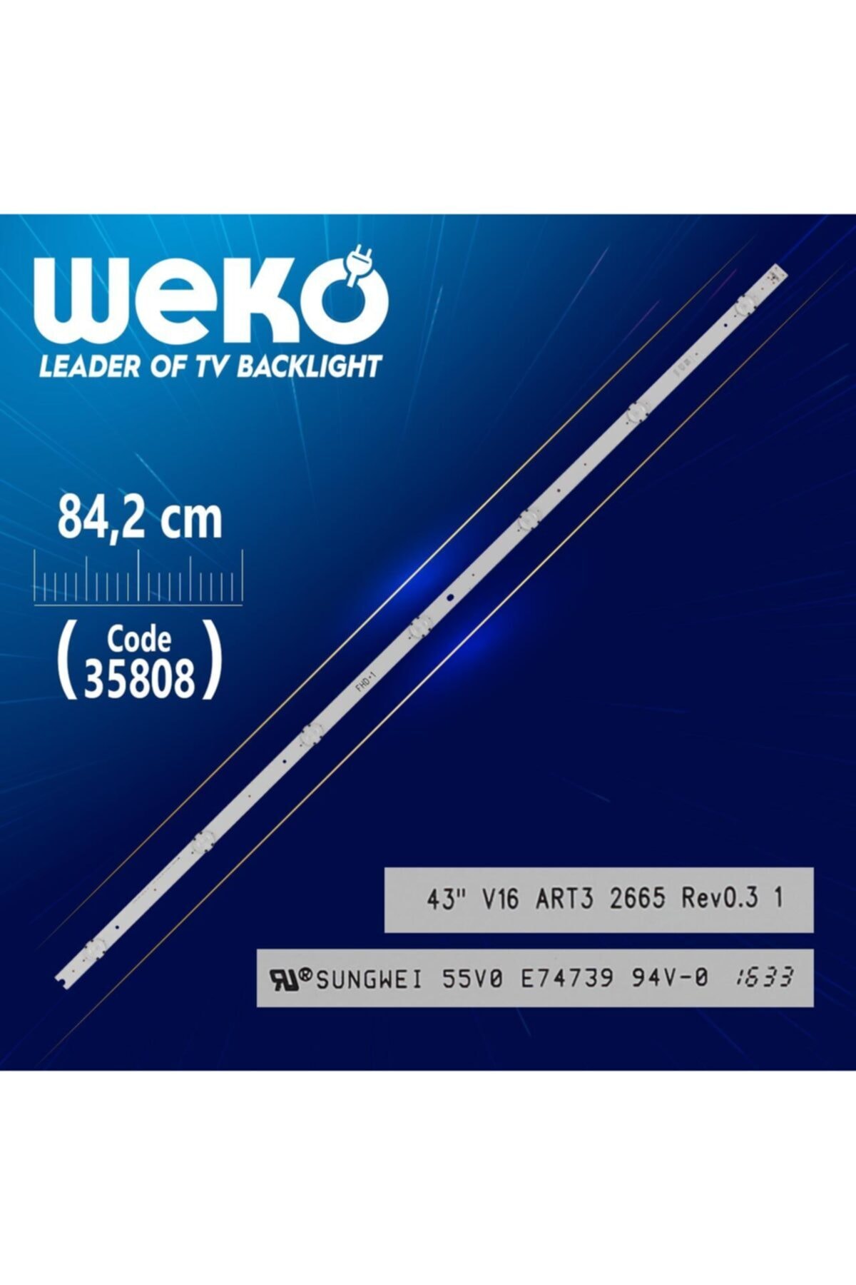 MERTER 43 V16 Art3 2665 Rev0.3 1 - 6916l 2665a - 84.2 Cm 7 Ledli - (wk-1272)
